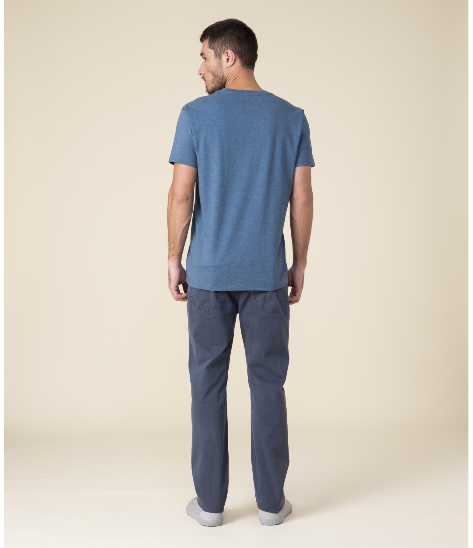 Calça Five Pockets Color Twill Marinho
