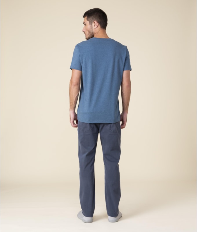 Calça Five Pockets Color Twill Marinho