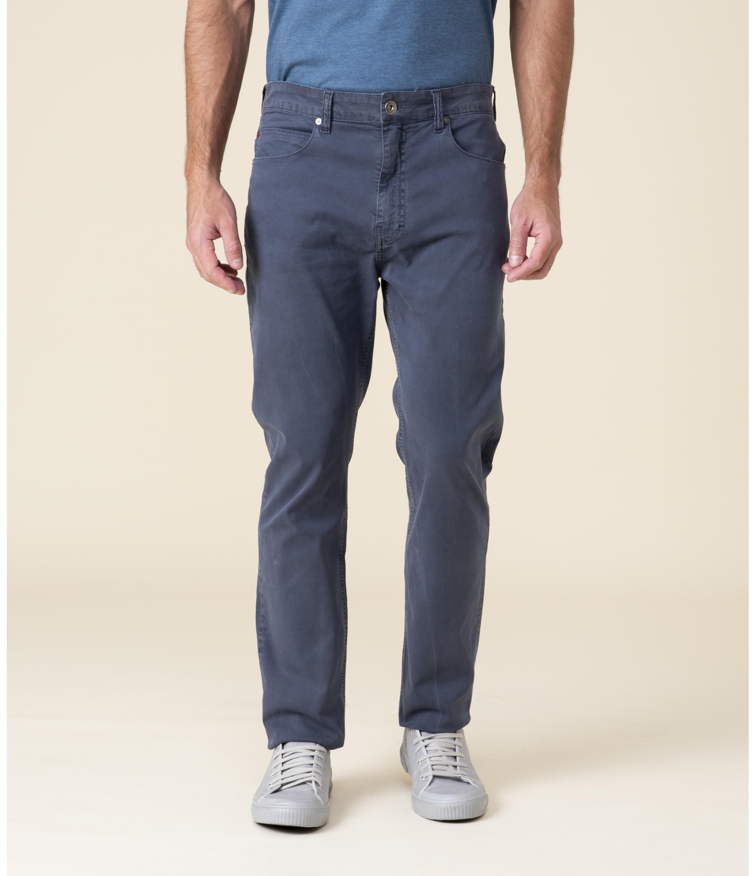 Calça Five Pockets Color Twill Marinho