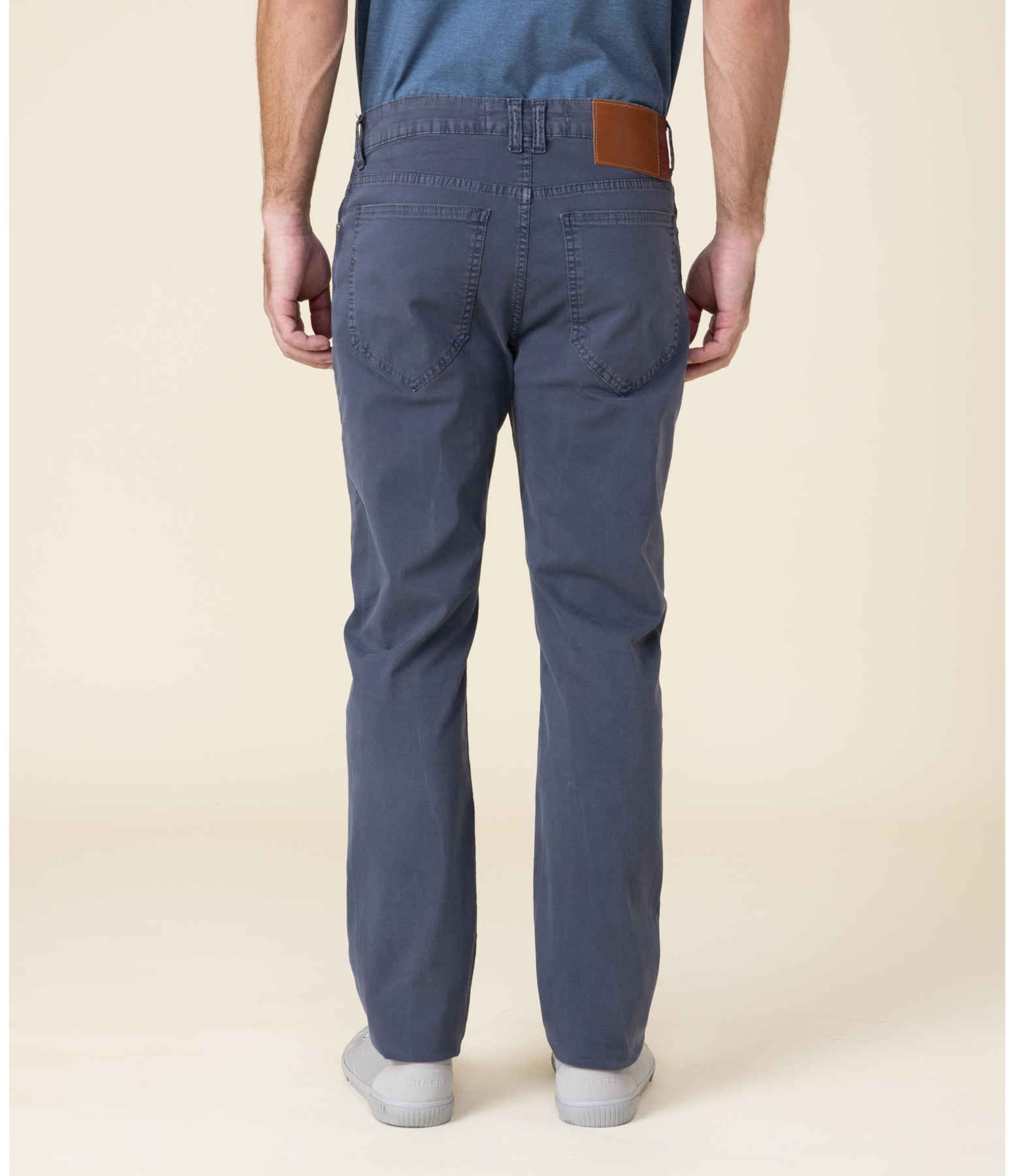 Calça Five Pockets Color Twill Marinho