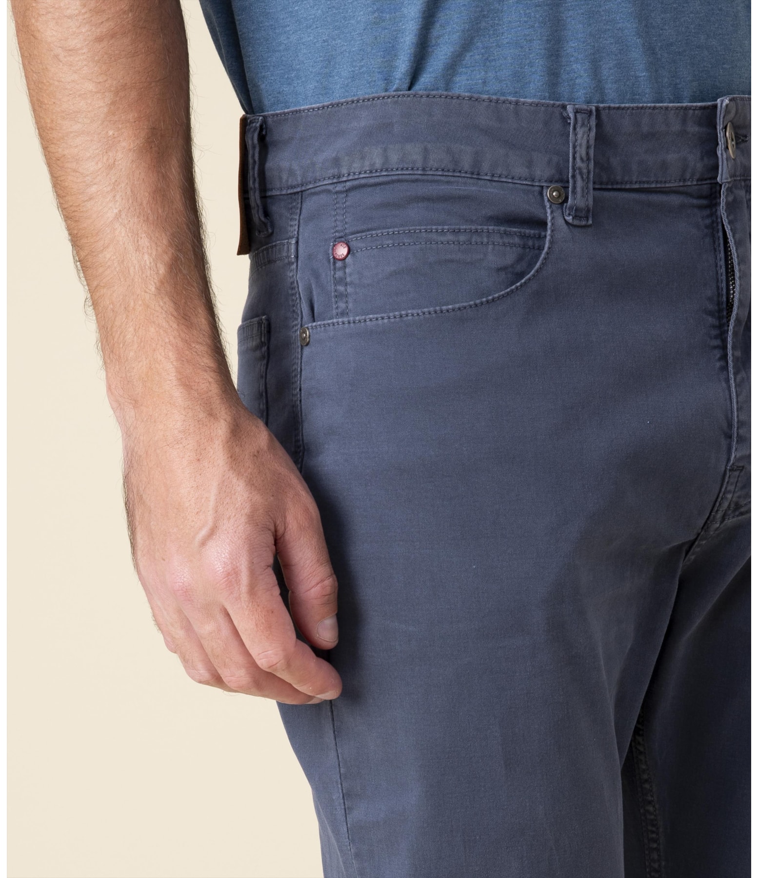 Calça Five Pockets Color Twill Marinho