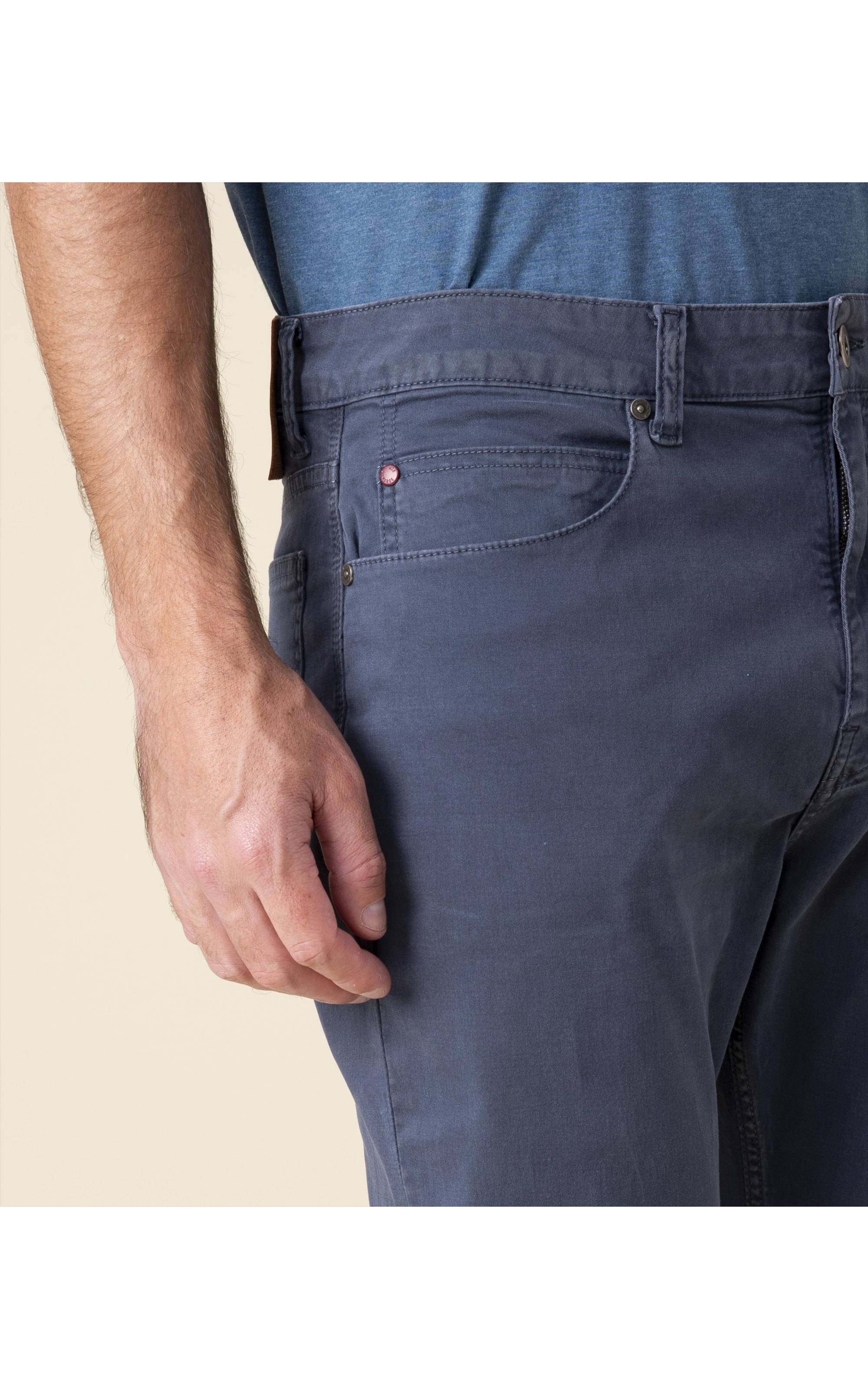 Calça Five Pockets Color Twill Marinho
