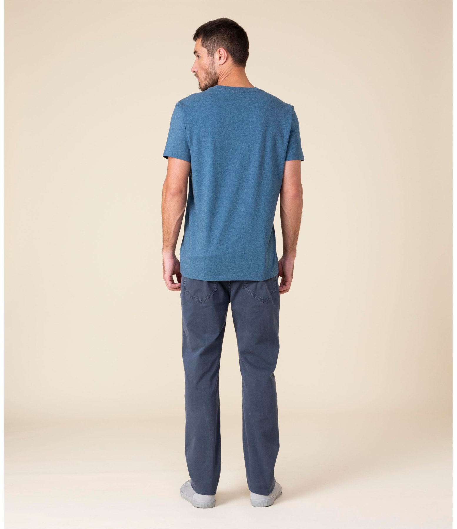 Calça Five Pockets Color Twill Marinho