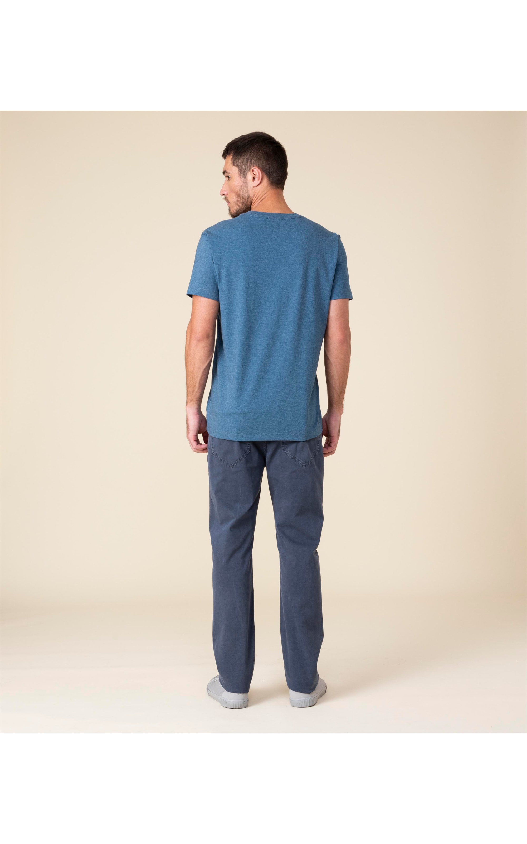 Calça Five Pockets Color Twill Marinho