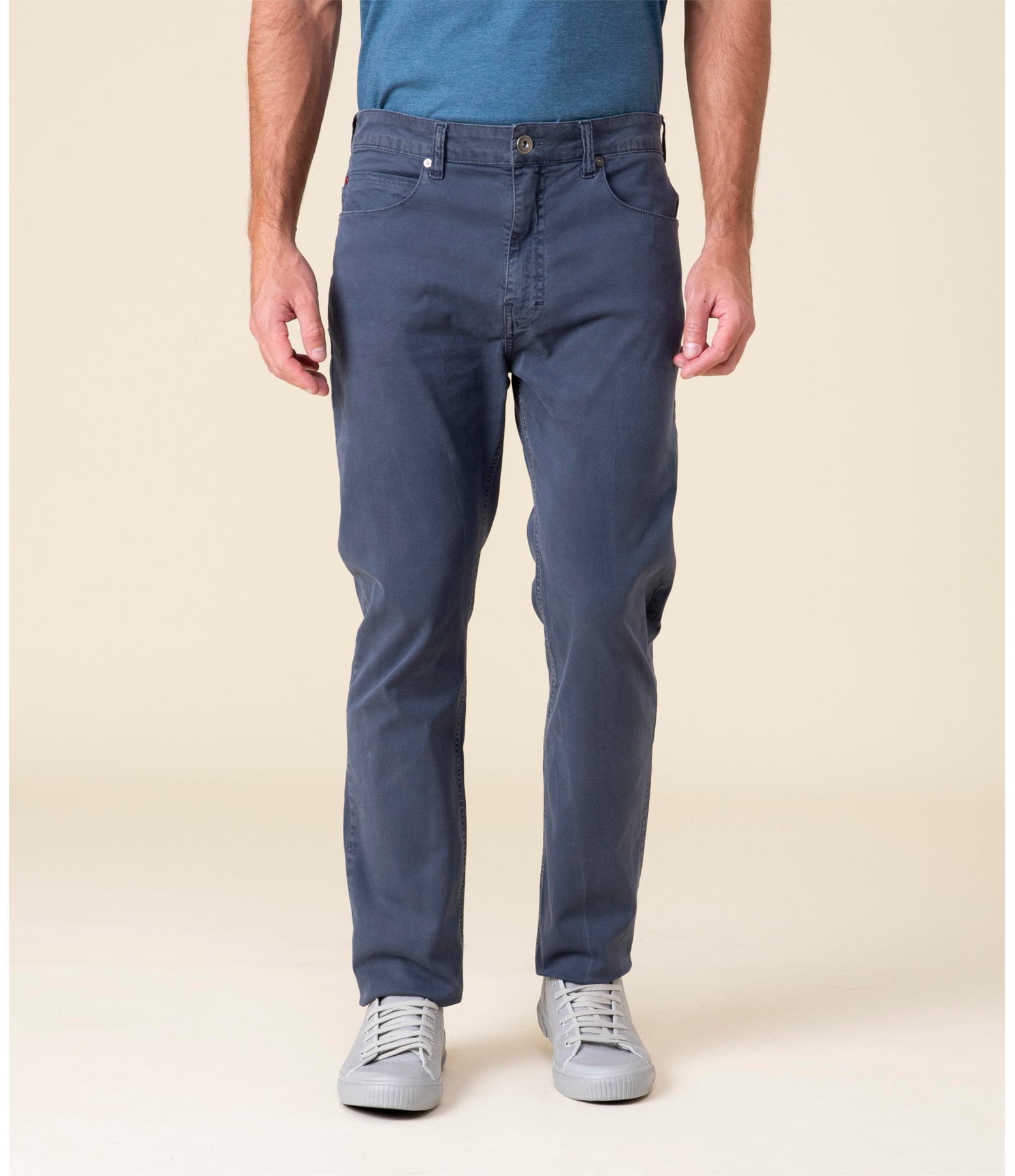 Calça Five Pockets Color Twill Marinho