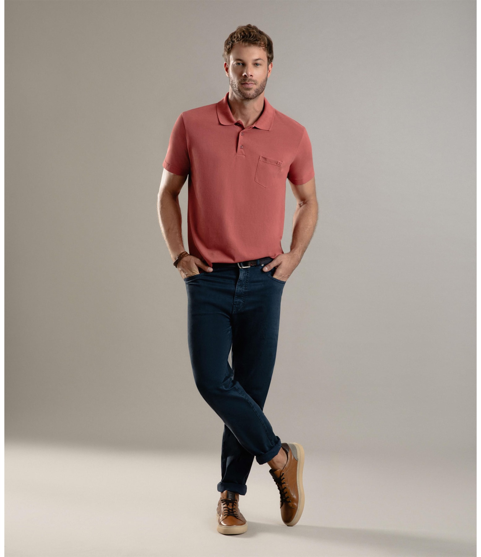 Calça Five Pockets Color Twill Power Dark Navy