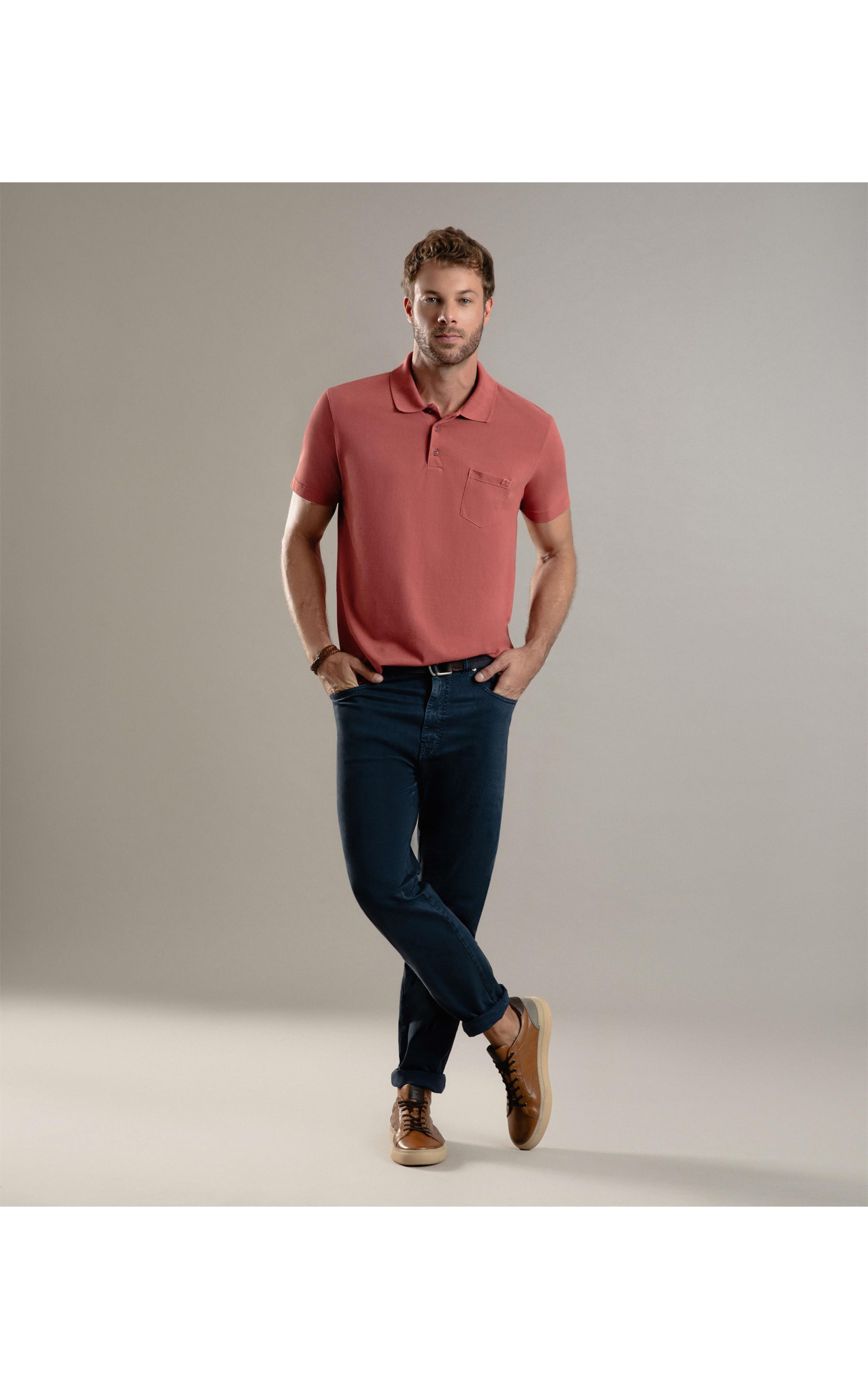 Calça Five Pockets Color Twill Power Dark Navy