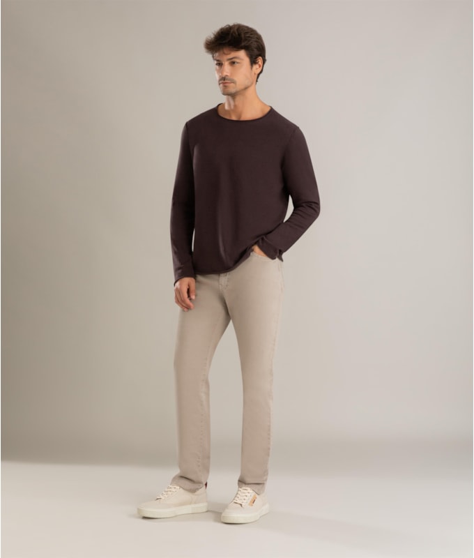 Calça Five Pockets Color Twill Power Husk
