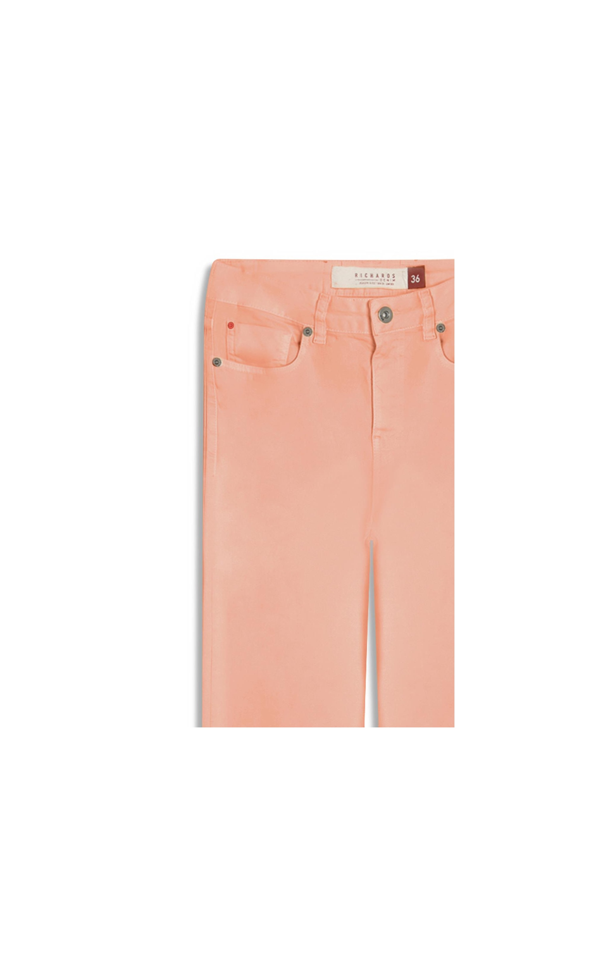 Calça Five Pockets Color Twill Power Mom Acerola