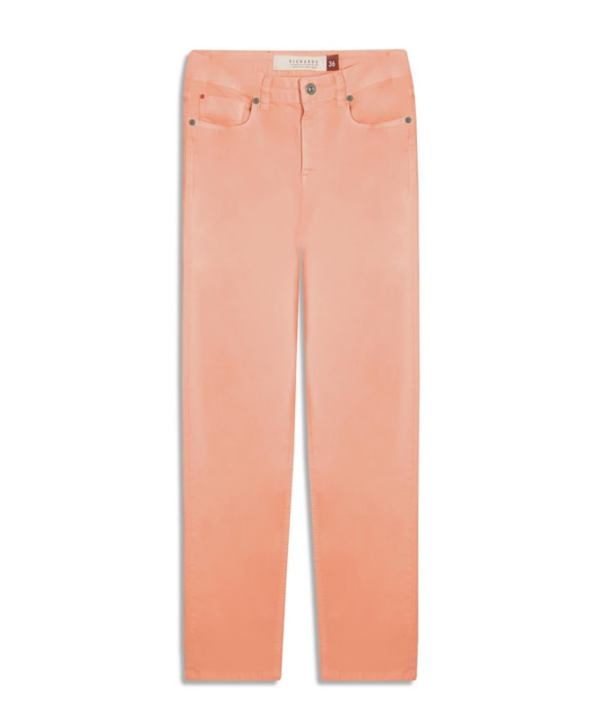 Calça Five Pockets Color Twill Power Mom Acerola