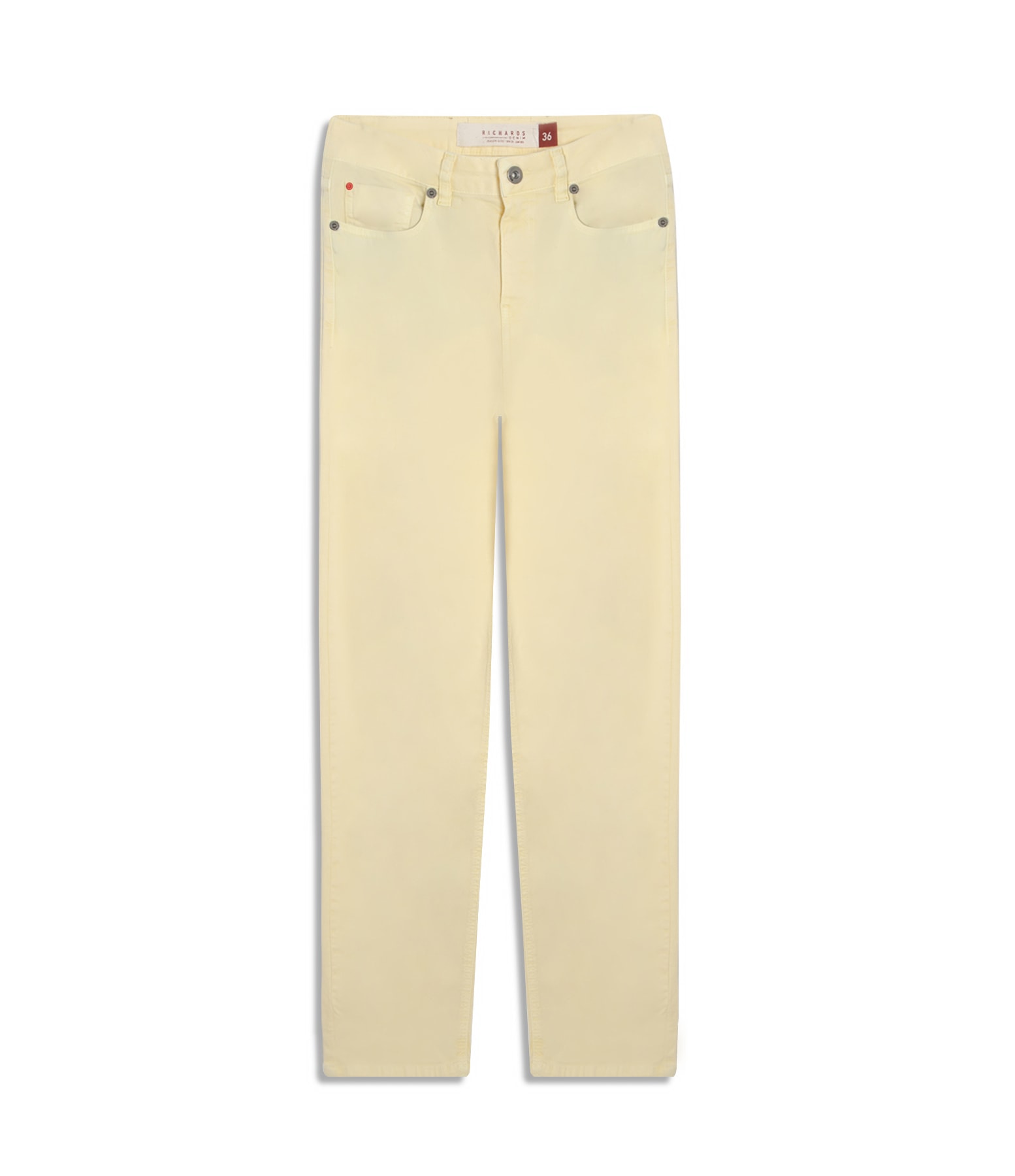 Calça Five Pockets Color Twill Power Mom Amarelo