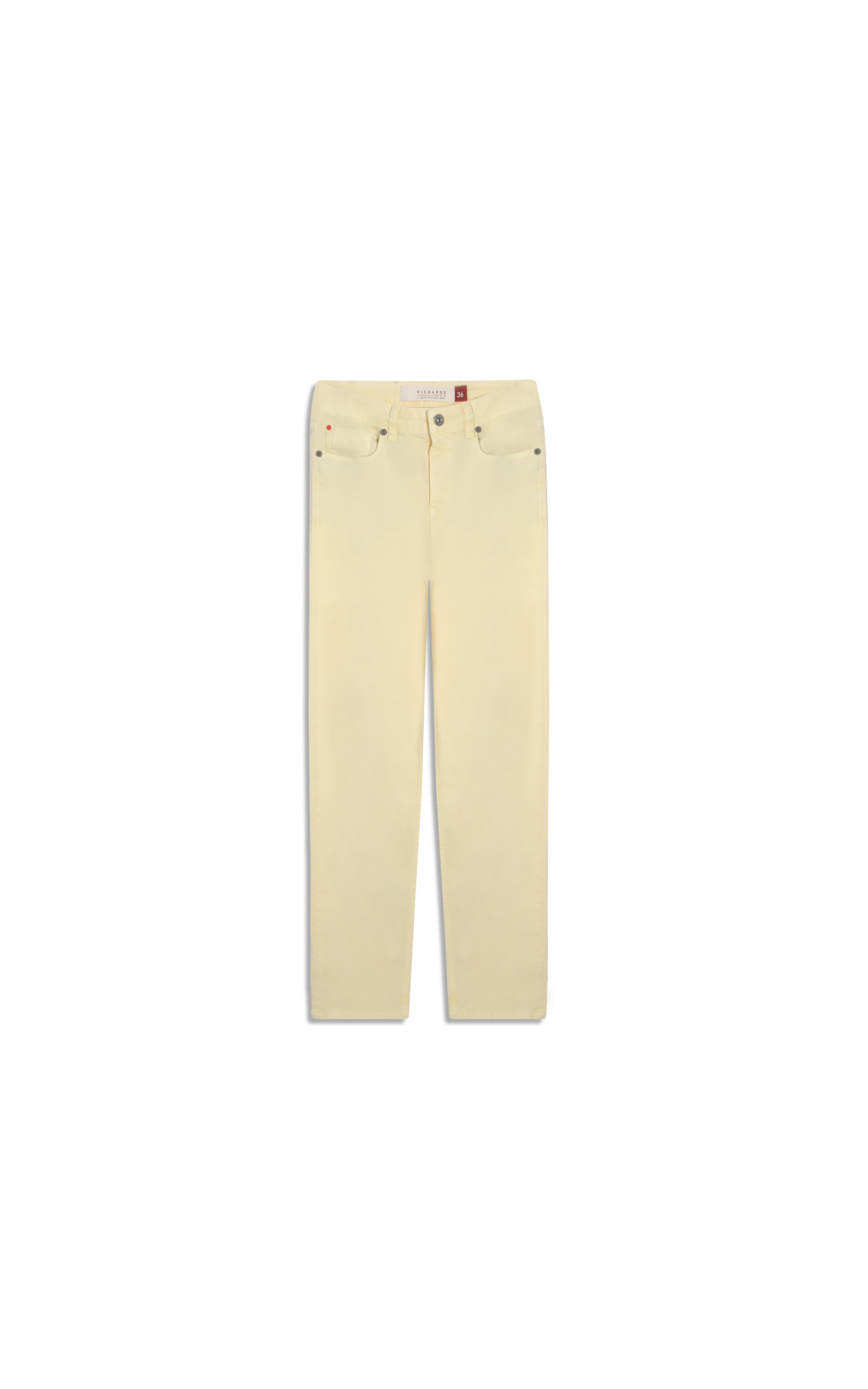 Calça Five Pockets Color Twill Power Mom Amarelo