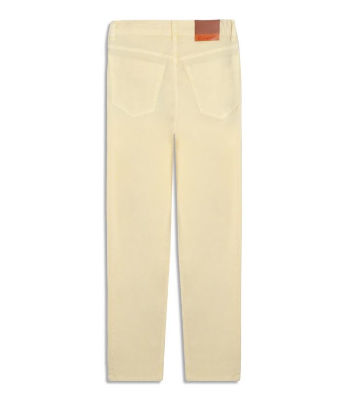 Calça Five Pockets Color Twill Power Mom Amarelo