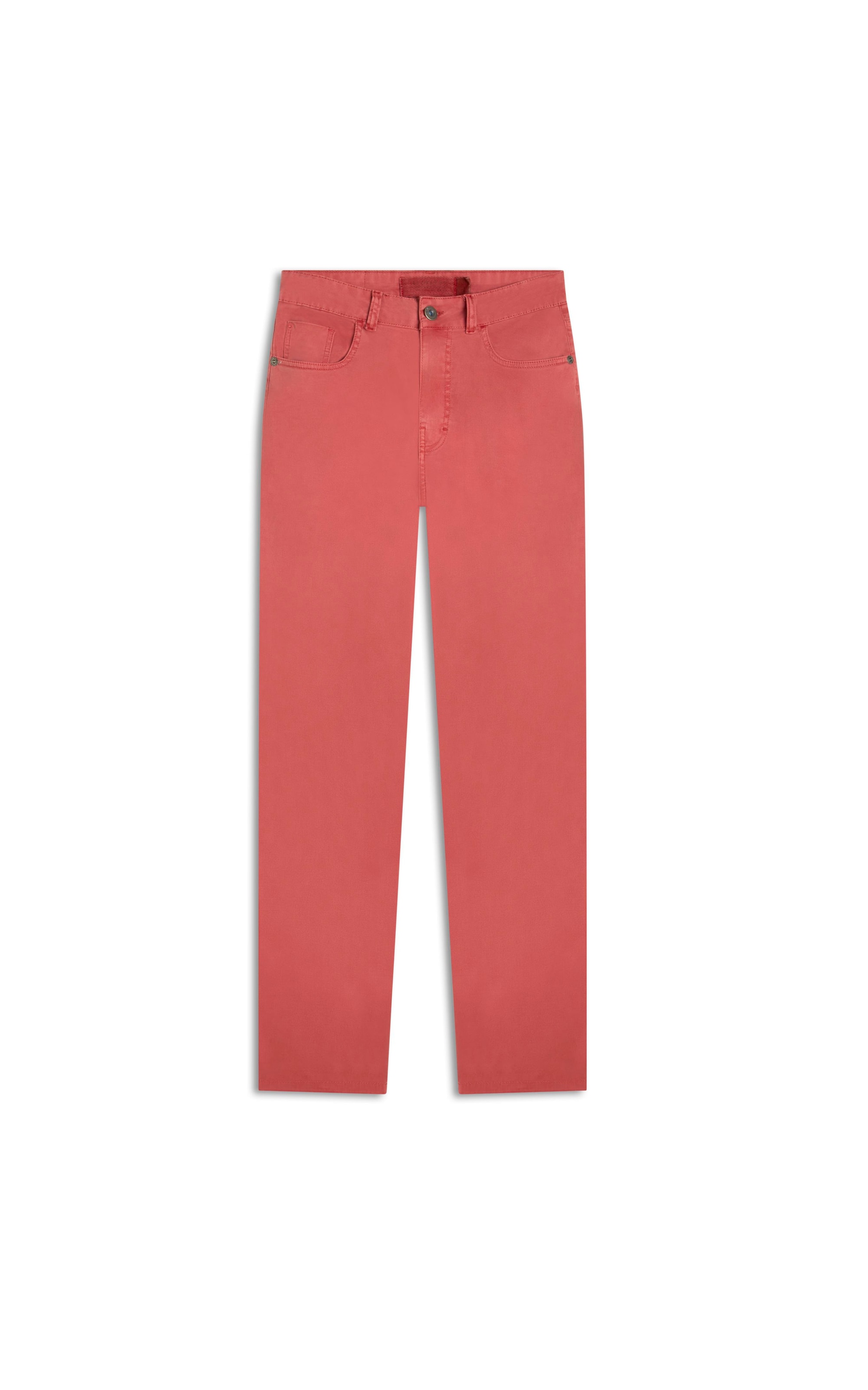 Calça Five Pockets Color Twill Power Mom Rosa Velho