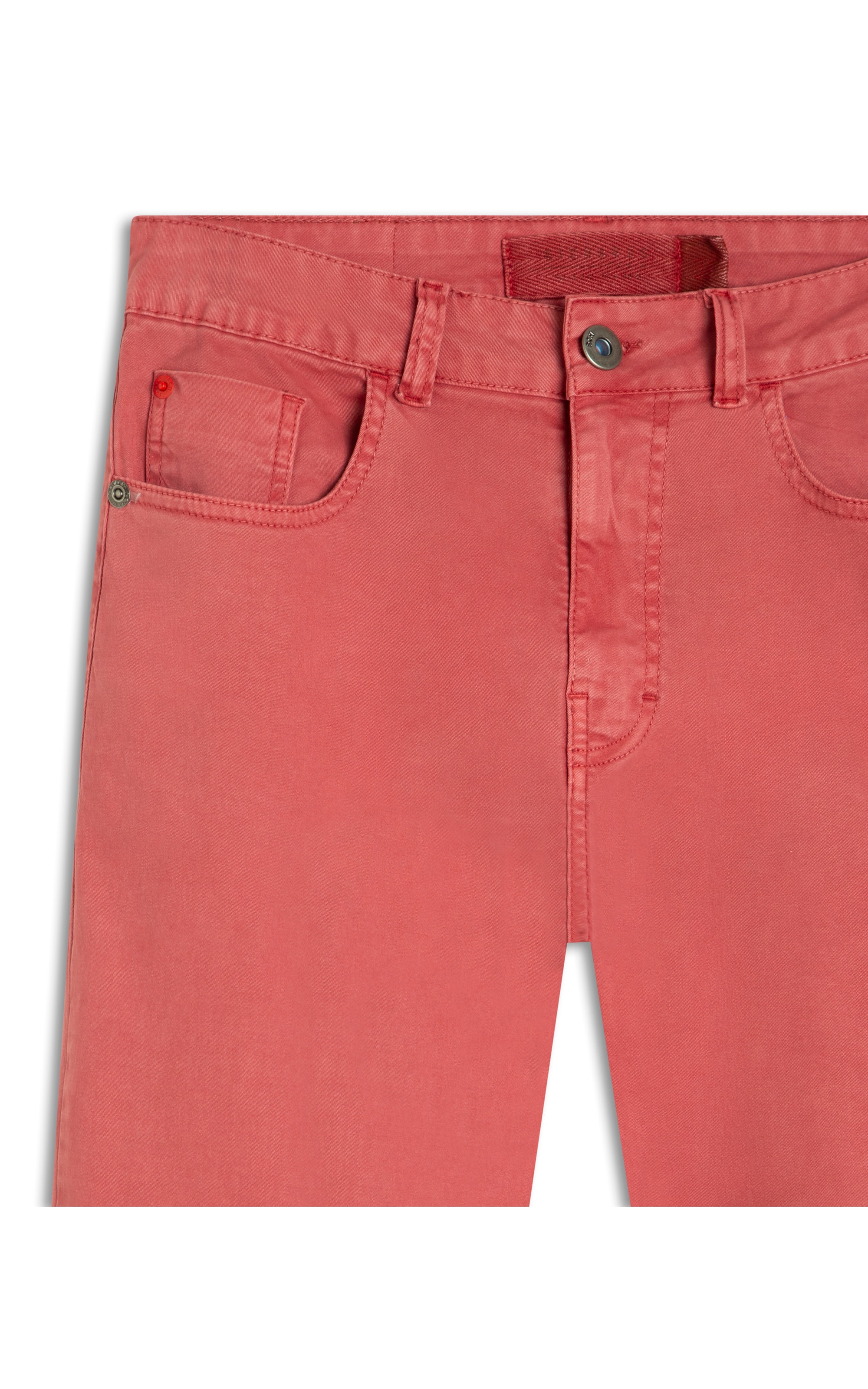 Calça Five Pockets Color Twill Power Mom Rosa Velho