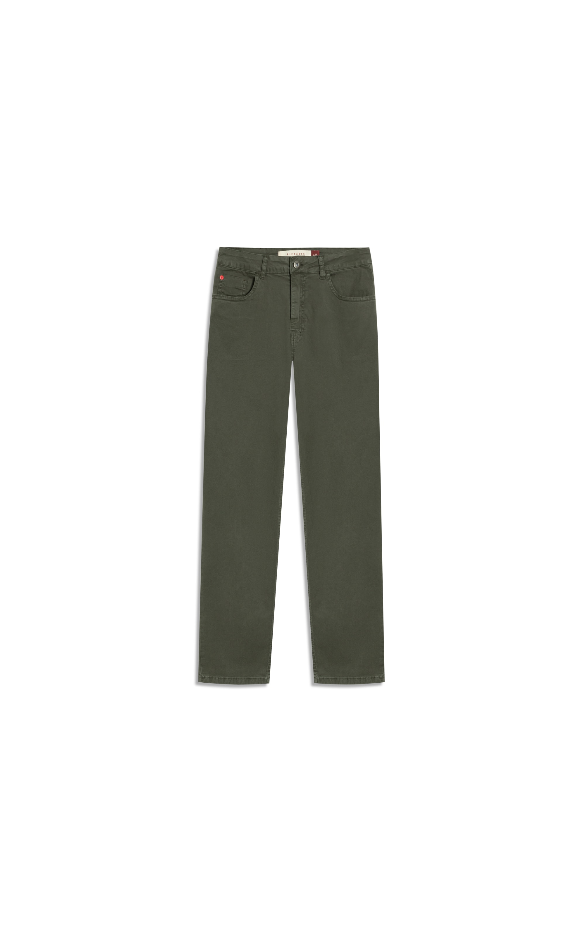 Calça Five Pockets Color Twill Power Mom Verde Escuro