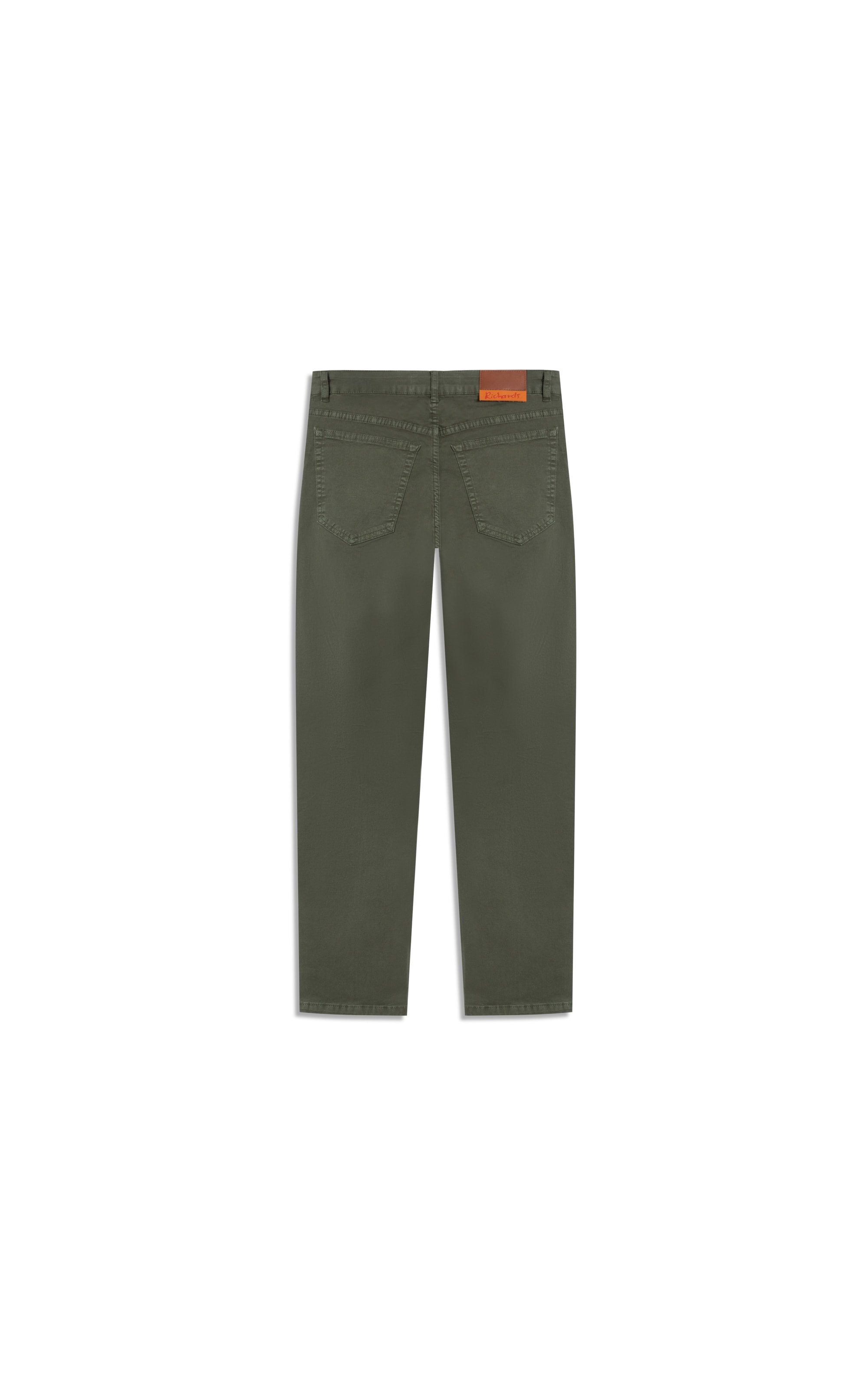 Calça Five Pockets Color Twill Power Mom Verde Escuro