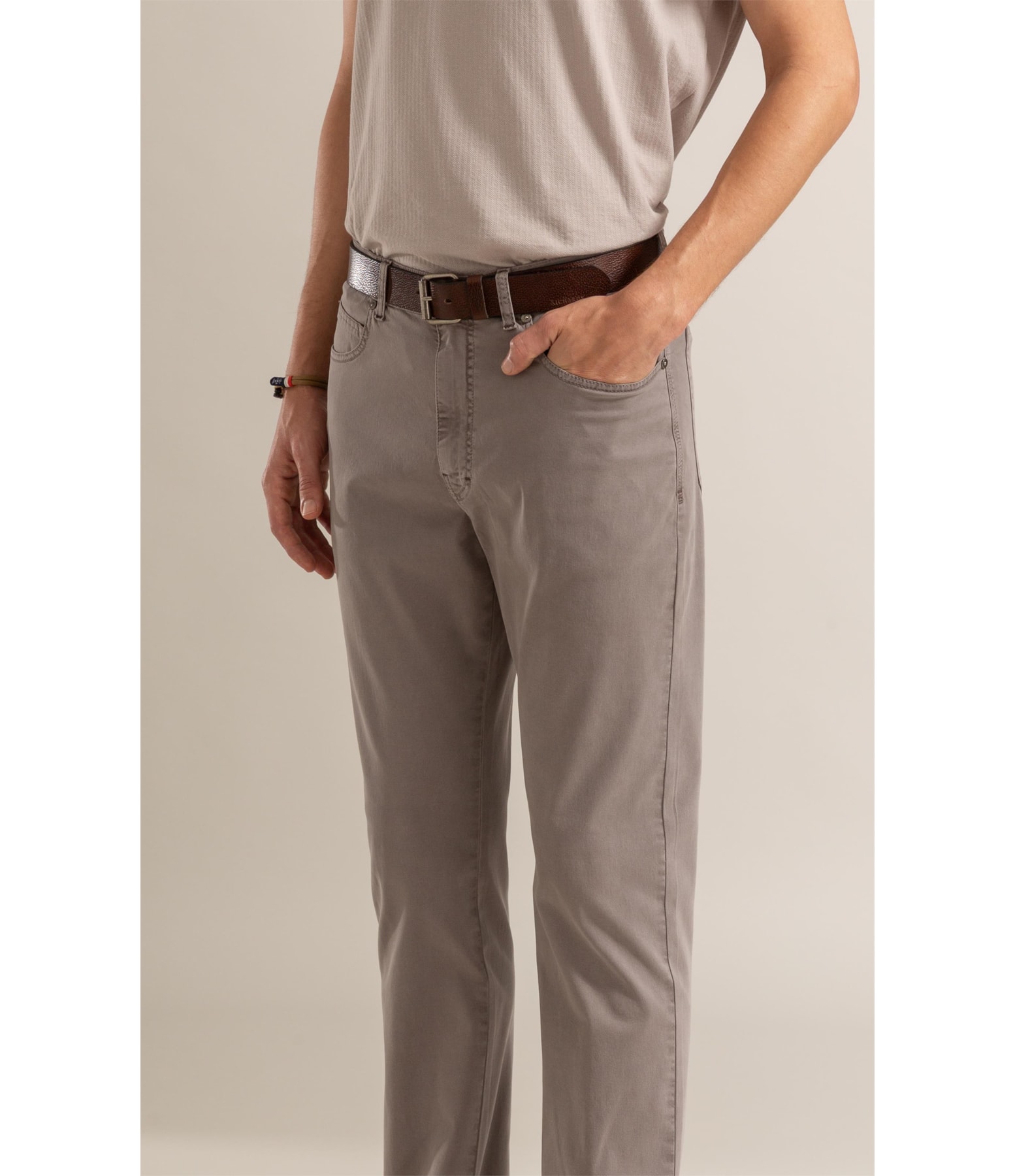 Calça Five Pockets Color Twill Power Niquel