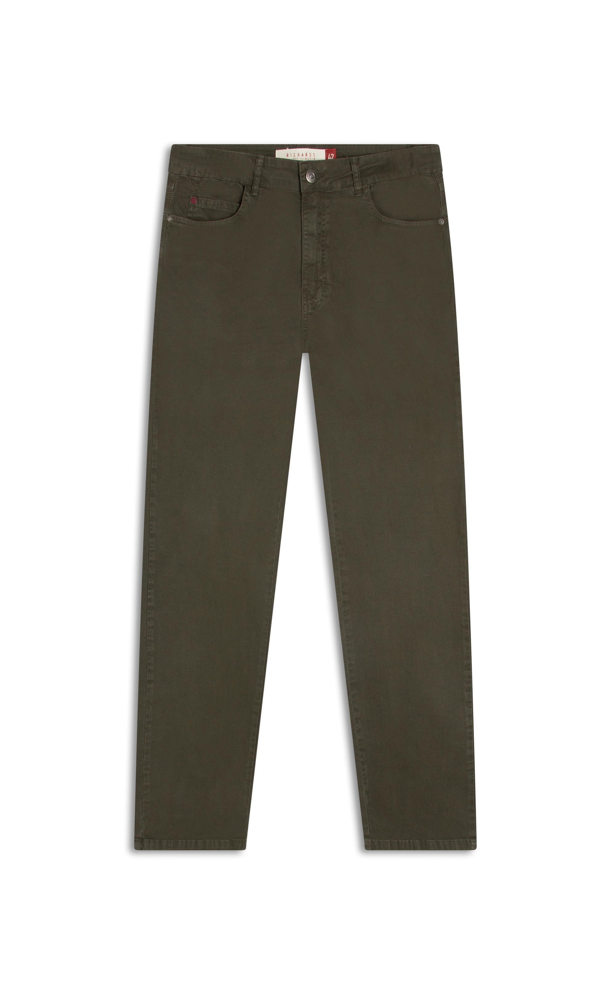 Calça Five Pockets Color Twill Power Verde Escuro