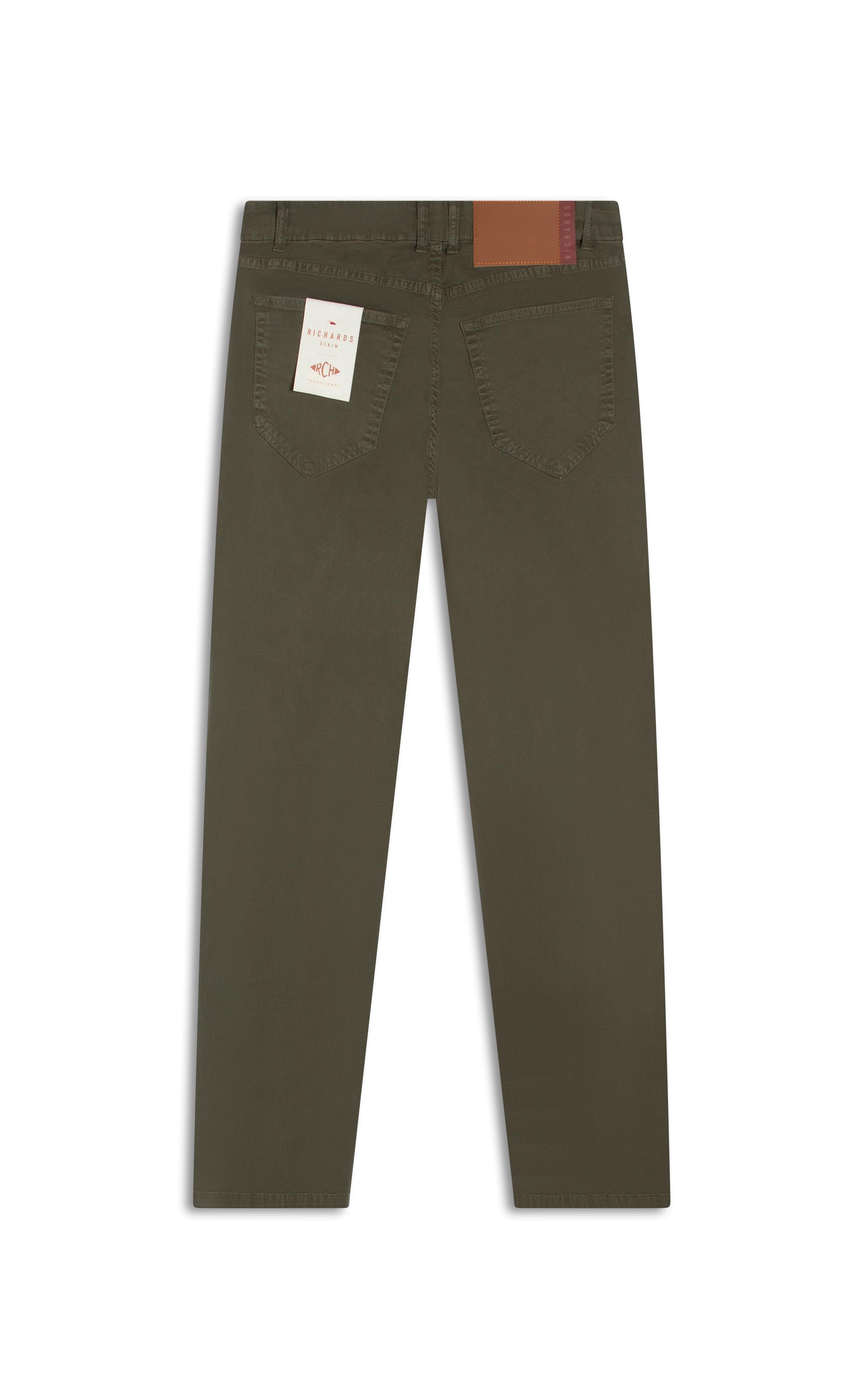 Calça Five Pockets Color Twill Power Verde Escuro