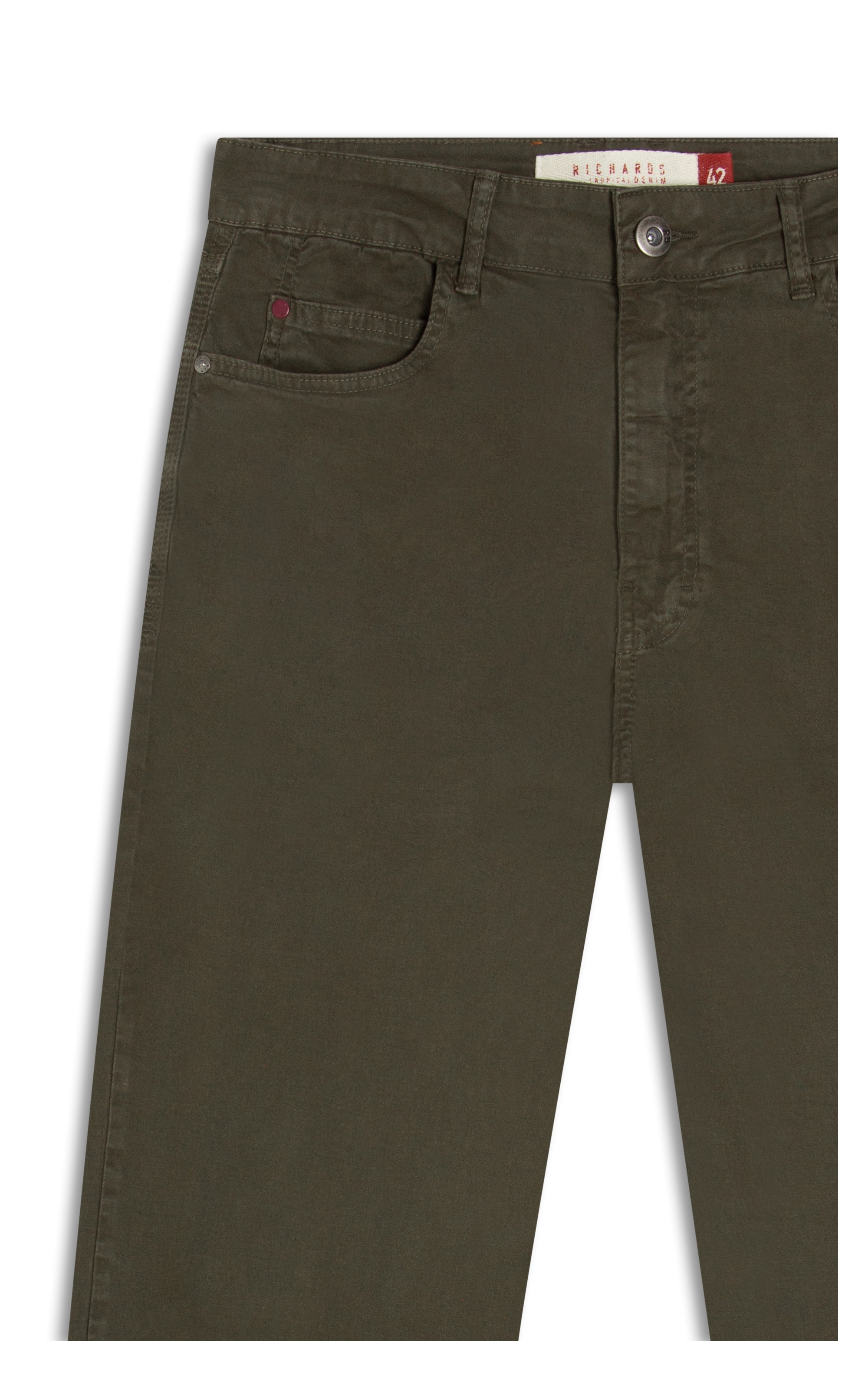 Calça Five Pockets Color Twill Power Verde Escuro