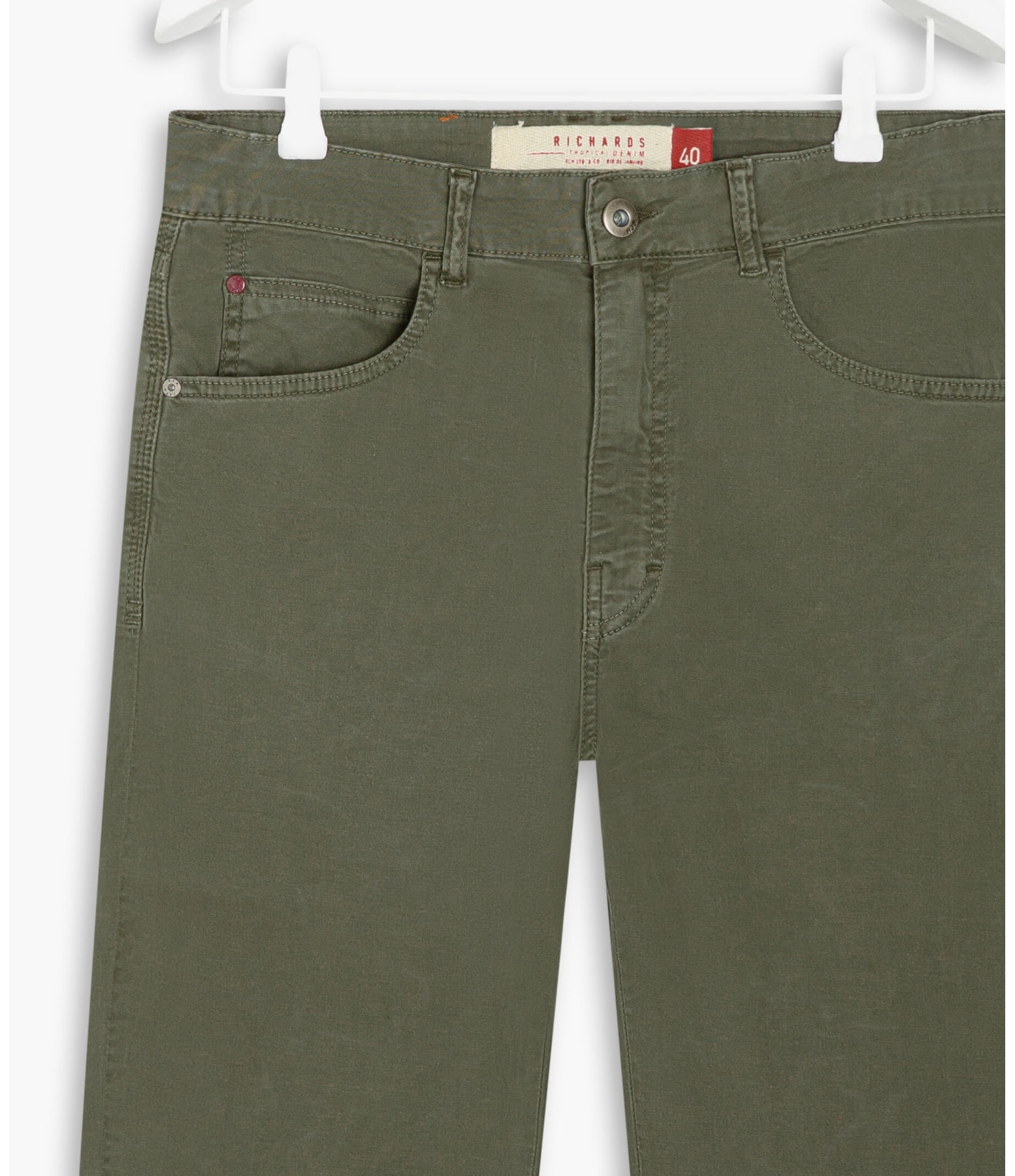 Calça Five Pockets Color Twill Power Verde Escuro