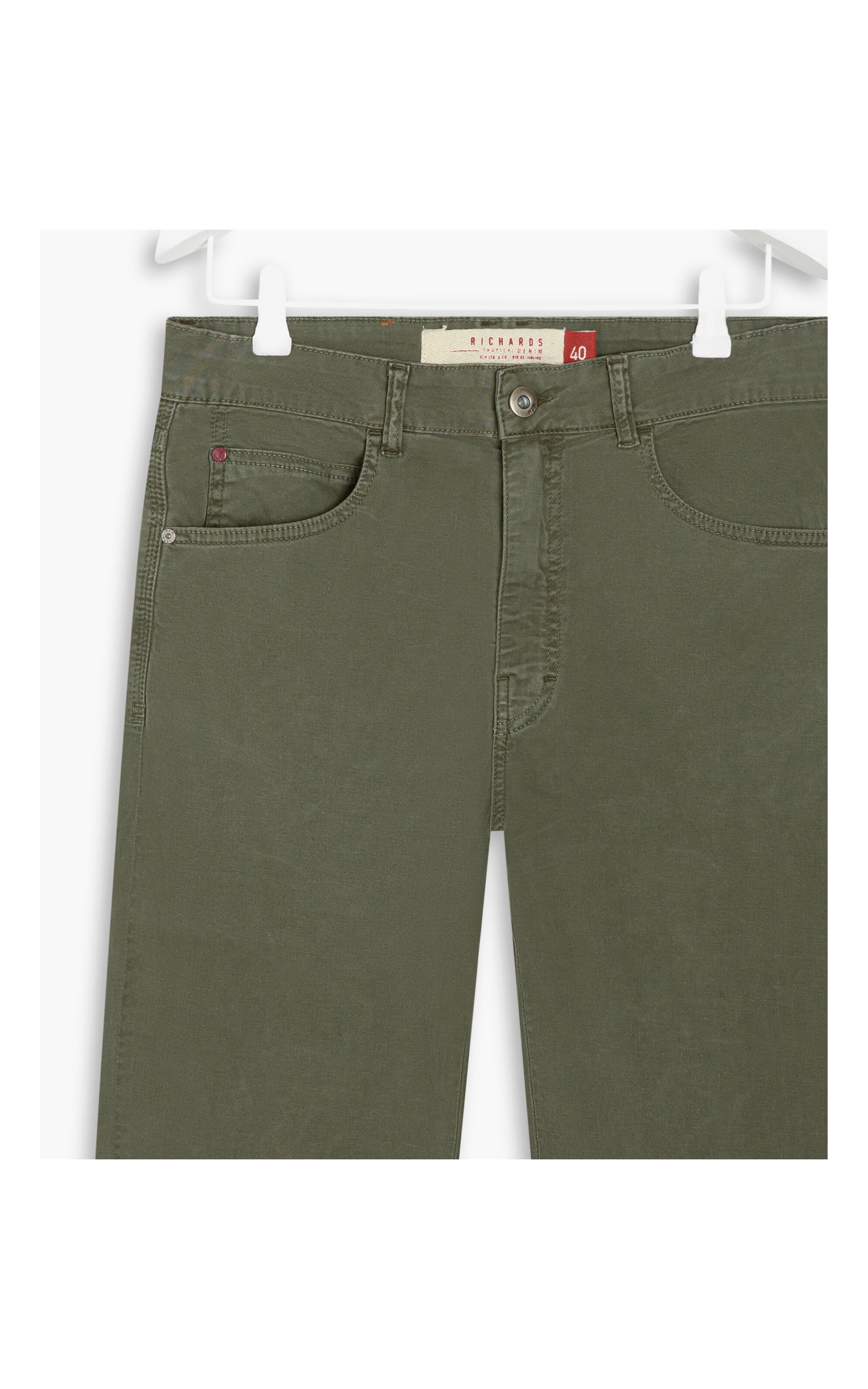 Calça Five Pockets Color Twill Power Verde Escuro