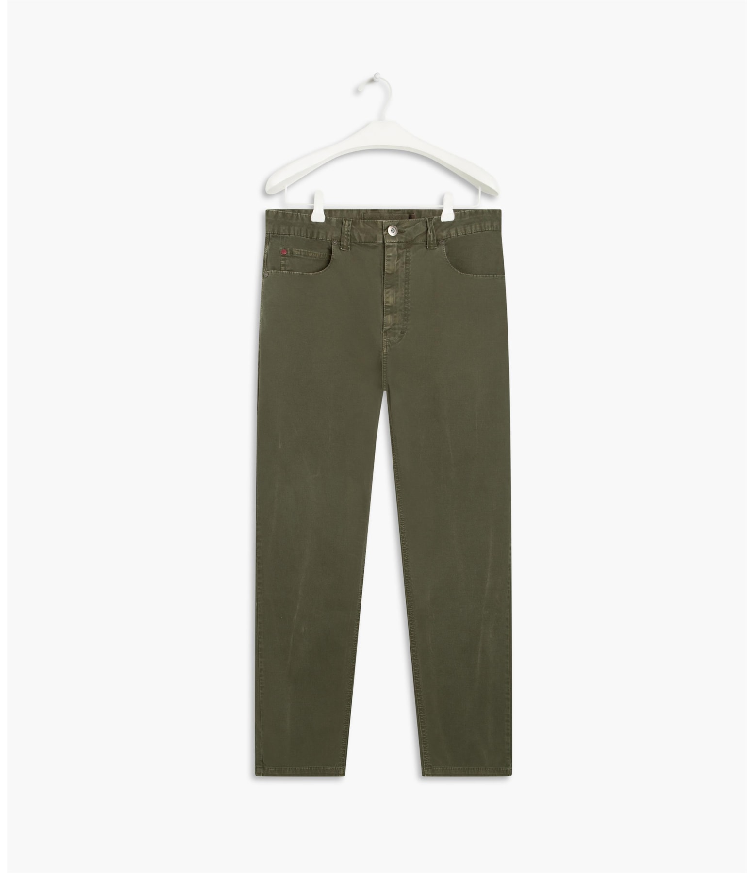 Calça Five Pockets Color Twill Verde Escuro
