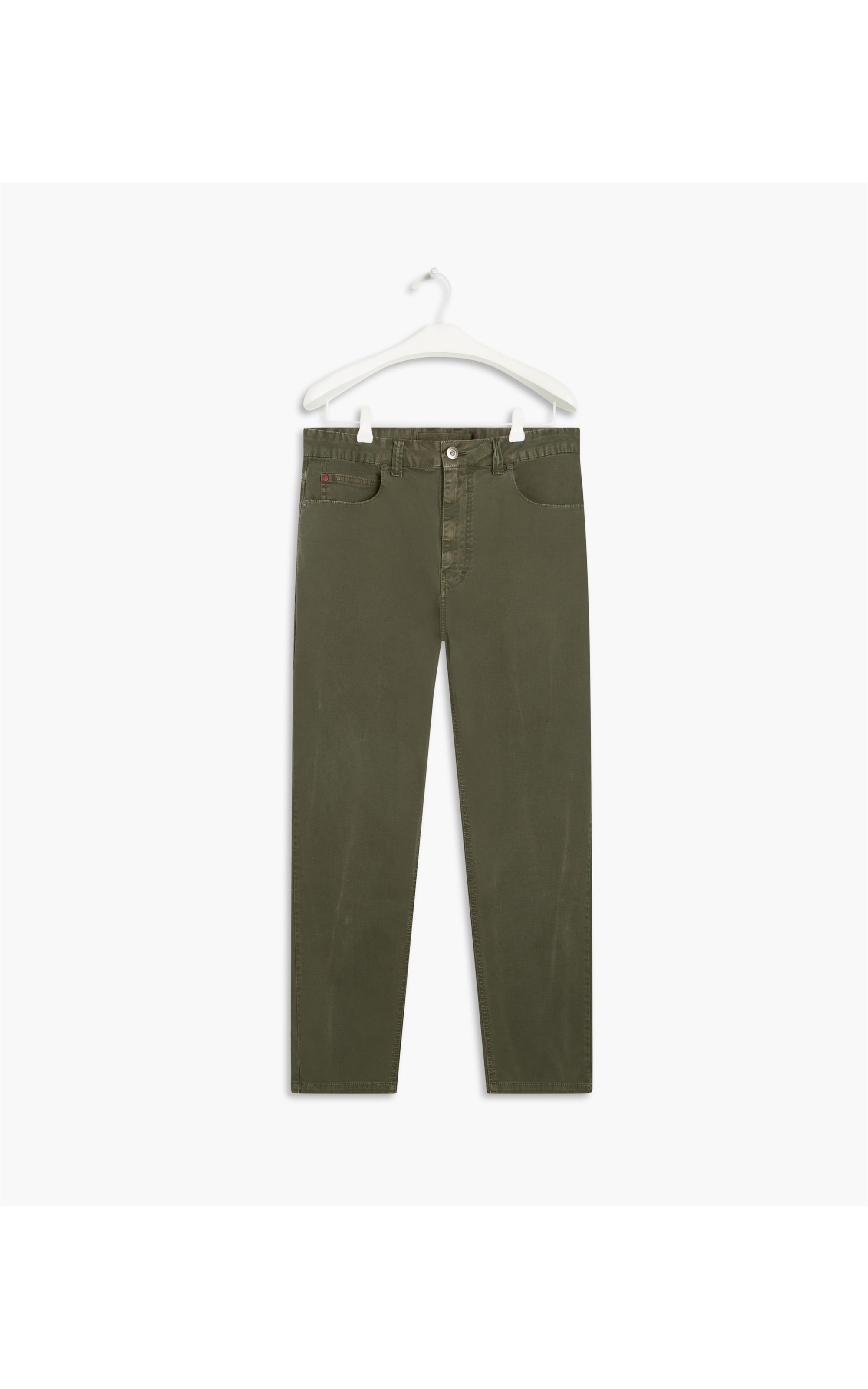 Calça Five Pockets Color Twill Verde Escuro