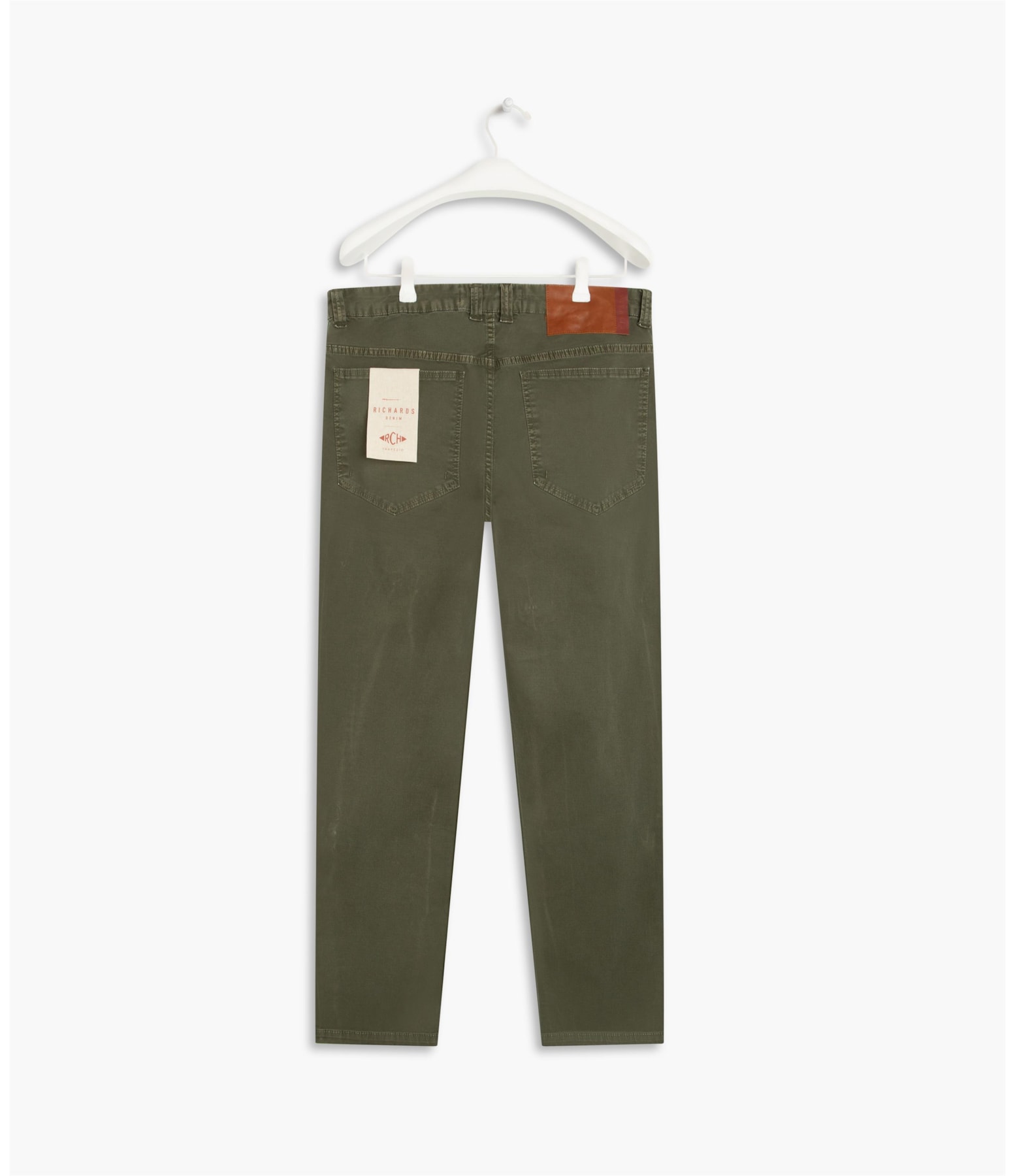 Calça Five Pockets Color Twill Verde Escuro