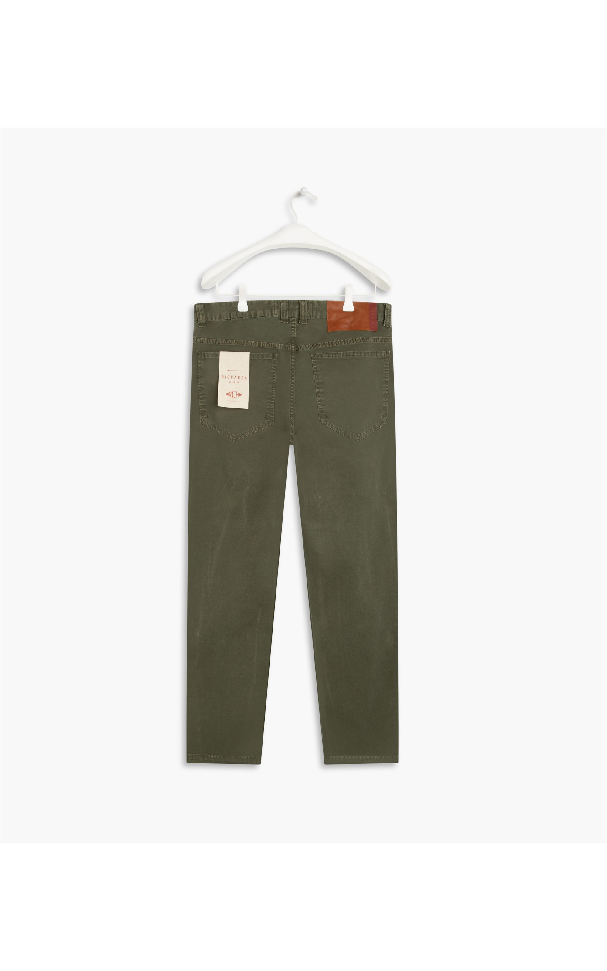 Calça Five Pockets Color Twill Verde Escuro