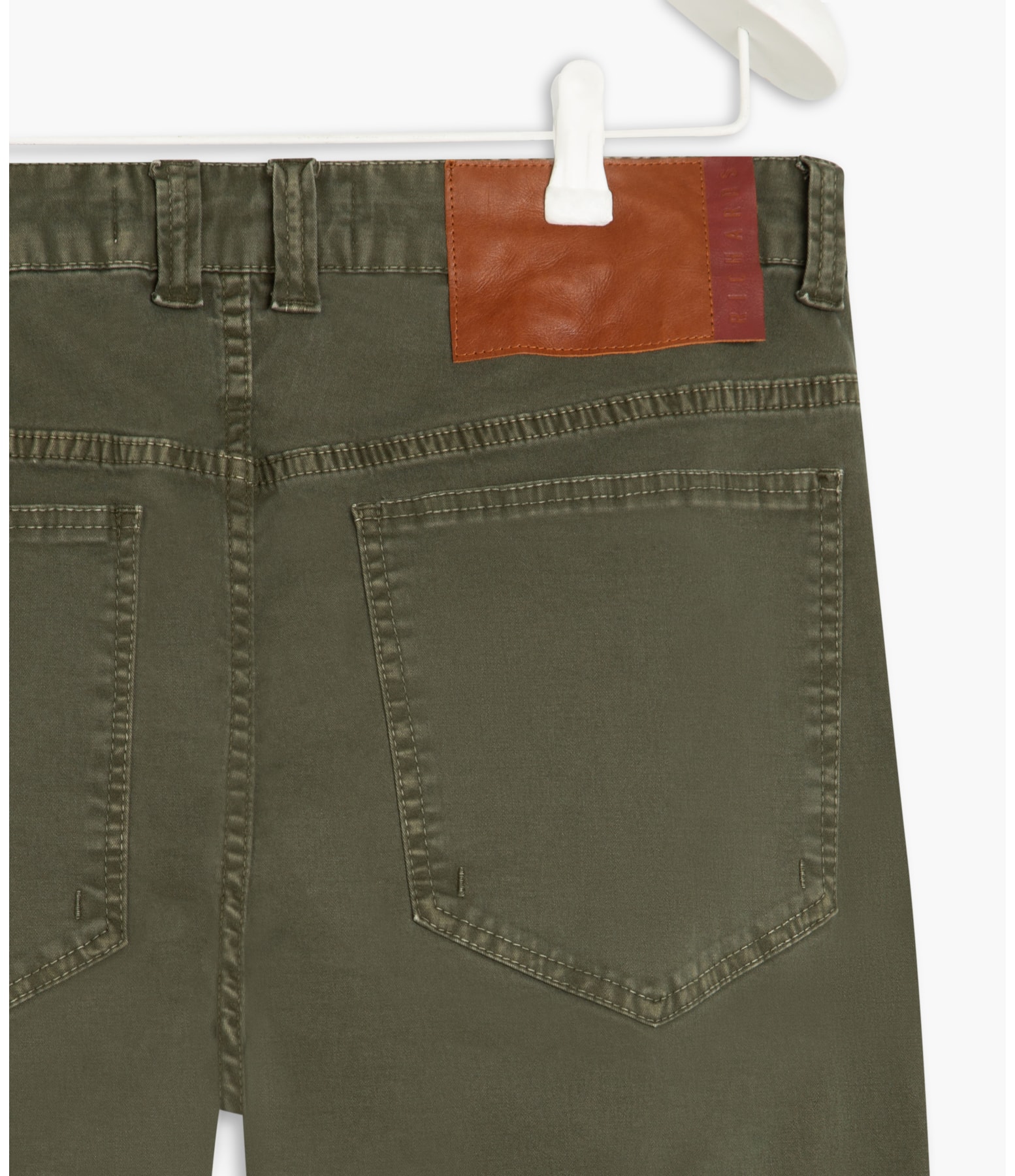 Calça Five Pockets Color Twill Verde Escuro