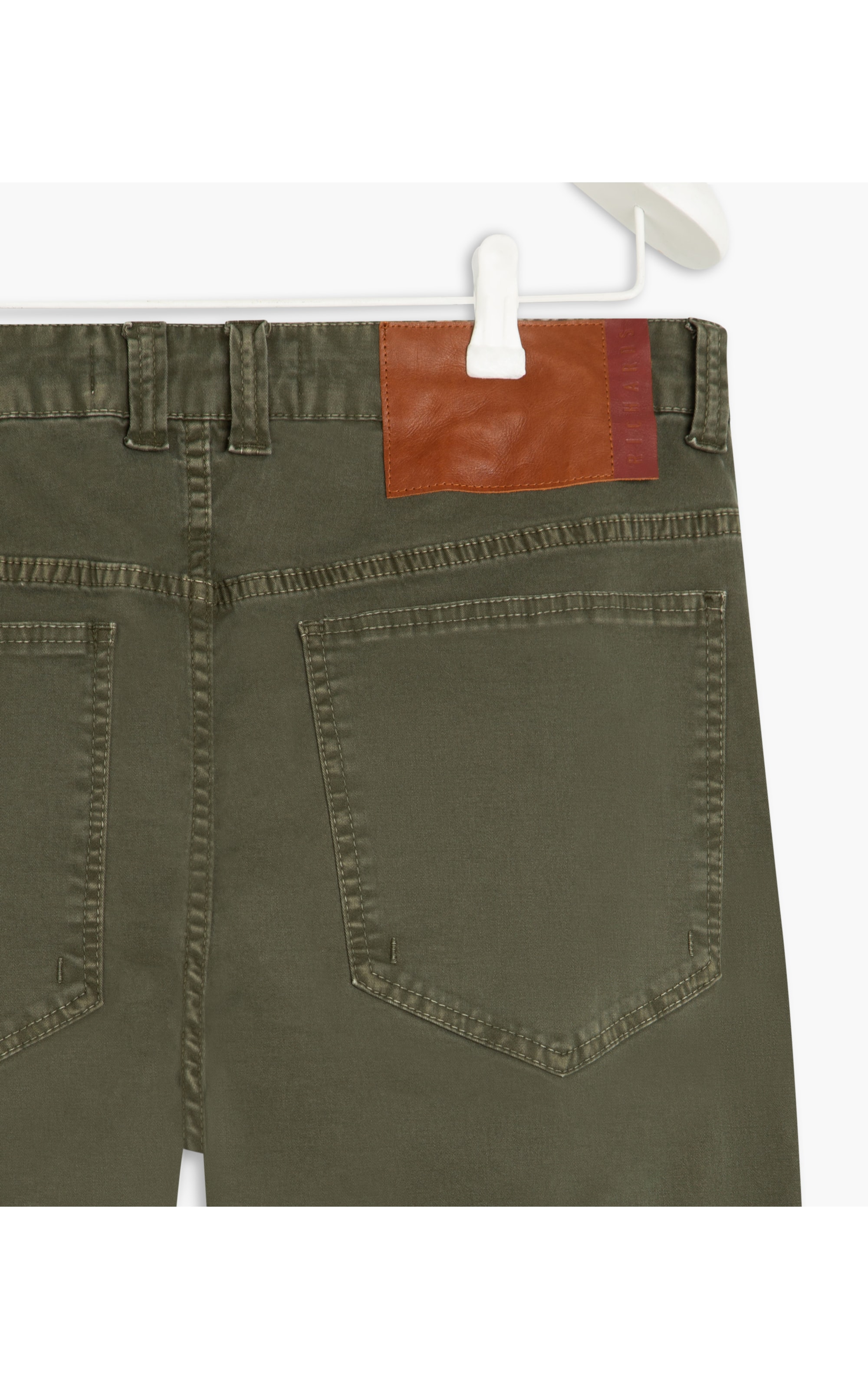 Calça Five Pockets Color Twill Verde Escuro