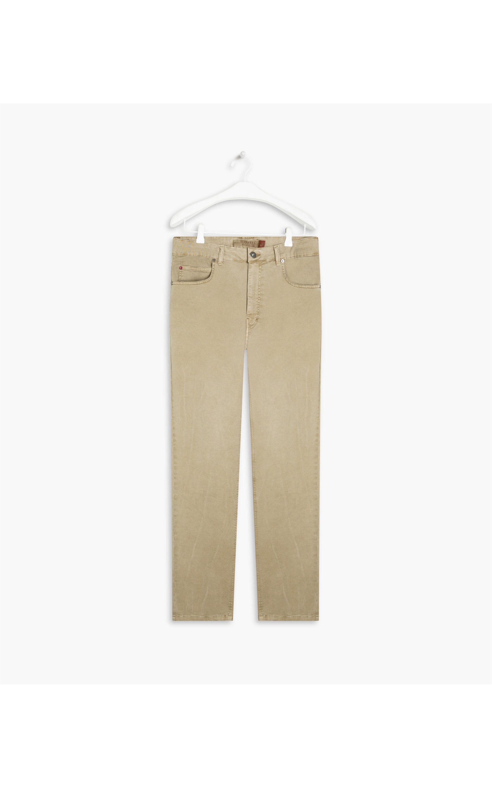 Calça Five Pockets Color x Fit Caqui