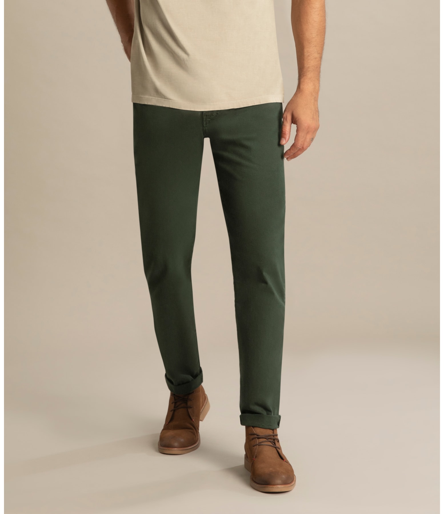 Calça Five Pockets Haia Floresta