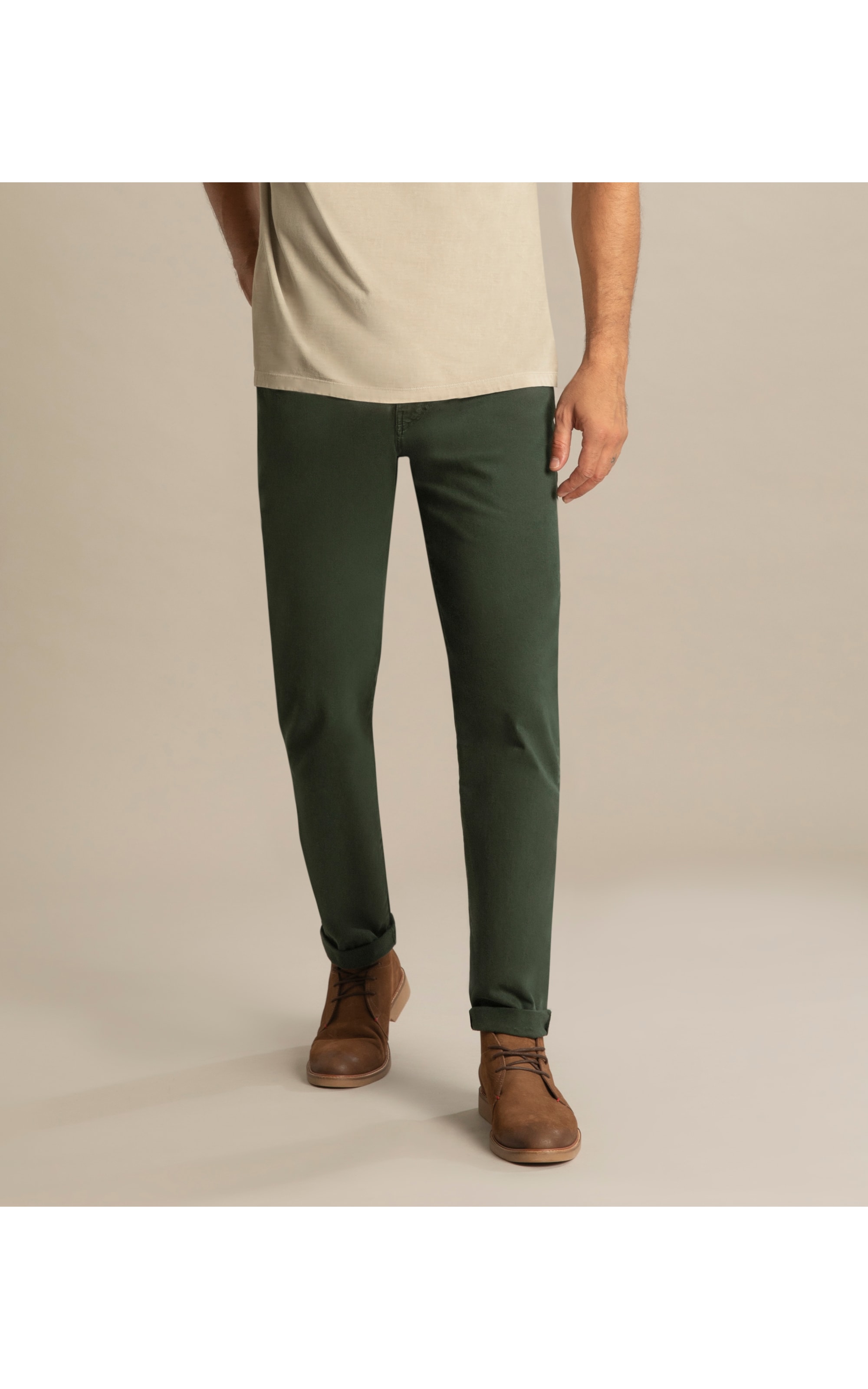 Calça Five Pockets Haia Floresta