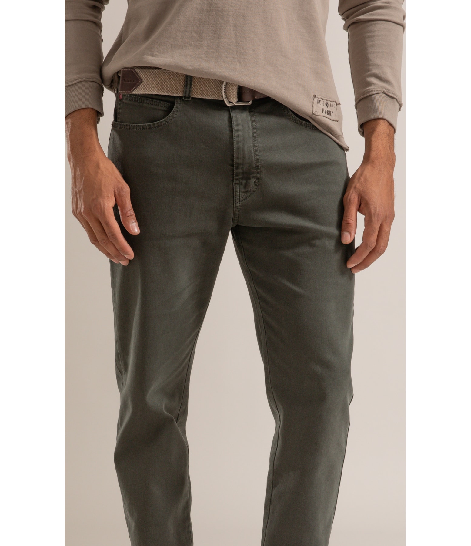 Calça Five Pockets Jogging Color Floresta