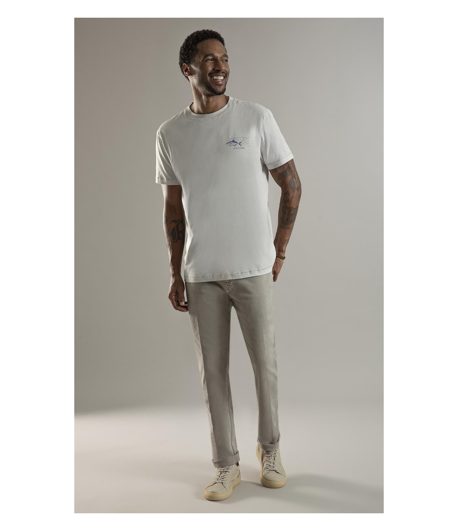 Calça Five Pockets Jogging Color Niquel