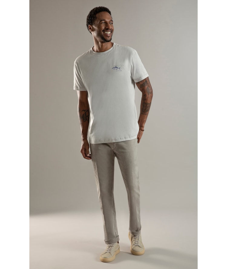 Calça Five Pockets Jogging Color Niquel