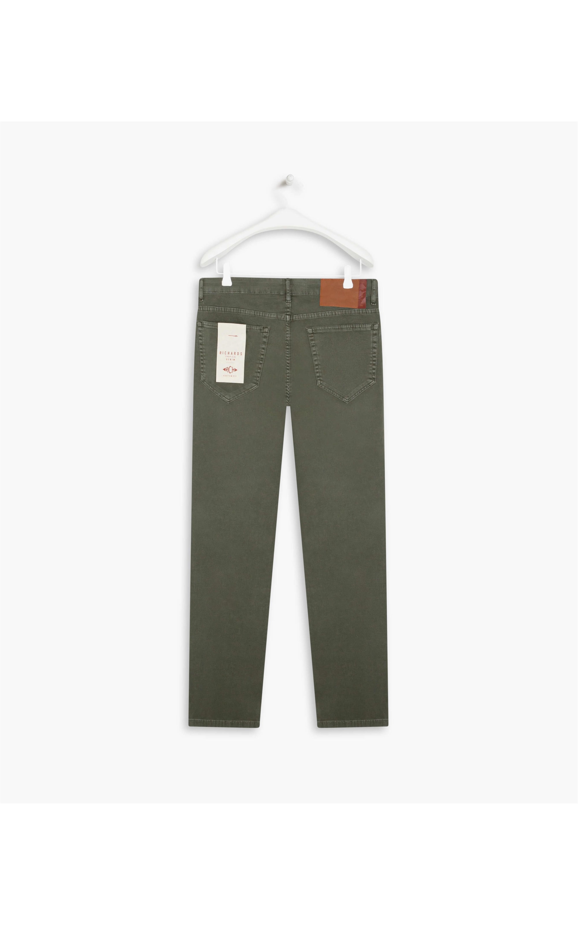 Calça Five Pockets Jogging Color Verde Escuro