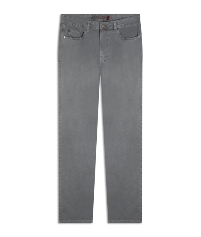 Calça Five Pockets Jogging Color Verde Oliva