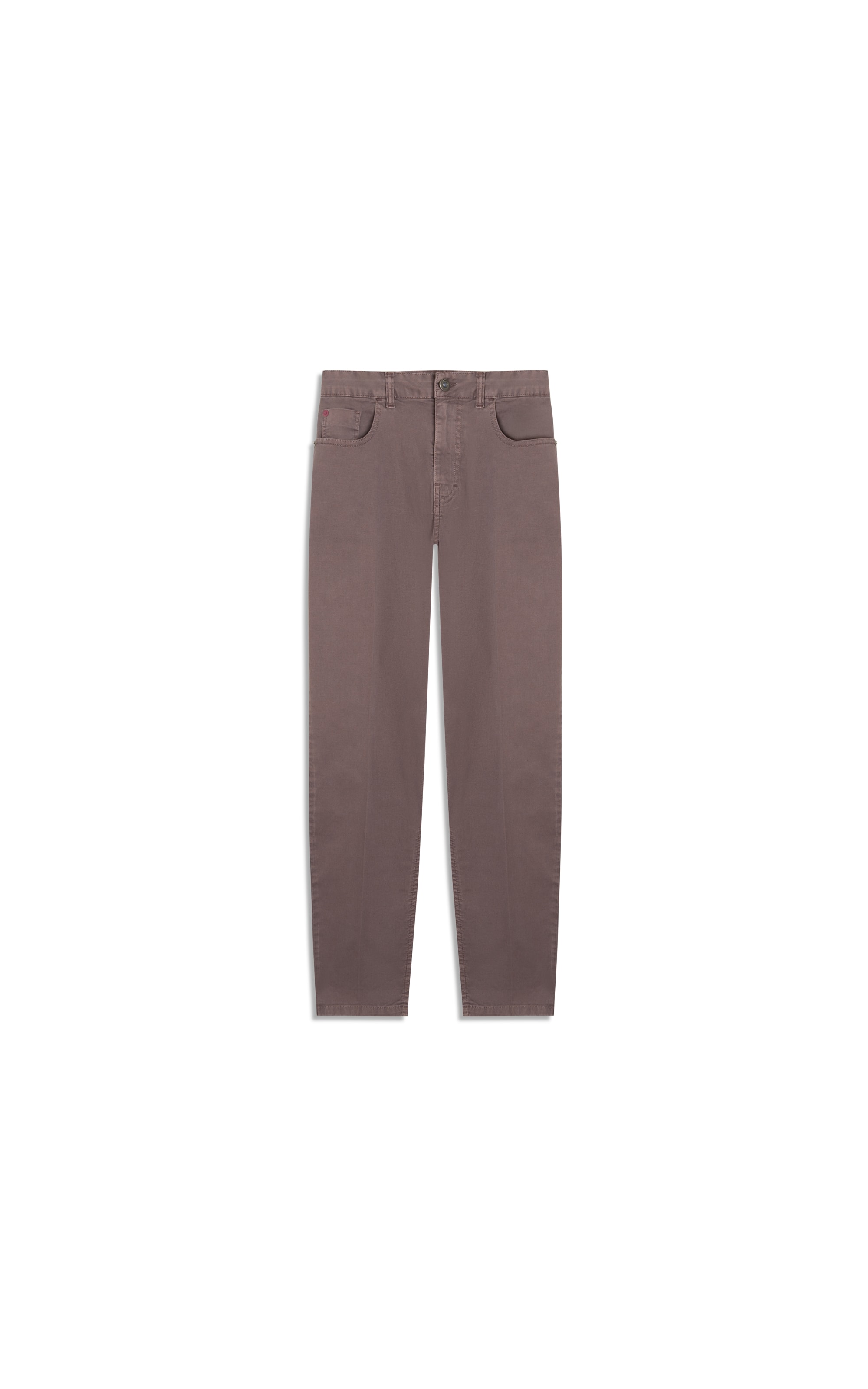 Calça Five Pockets Mom Color Twill Power Purple Gray