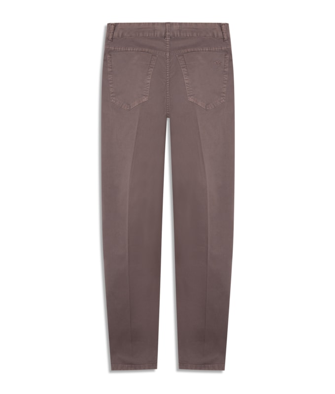 Calça Five Pockets Mom Color Twill Power Purple Gray