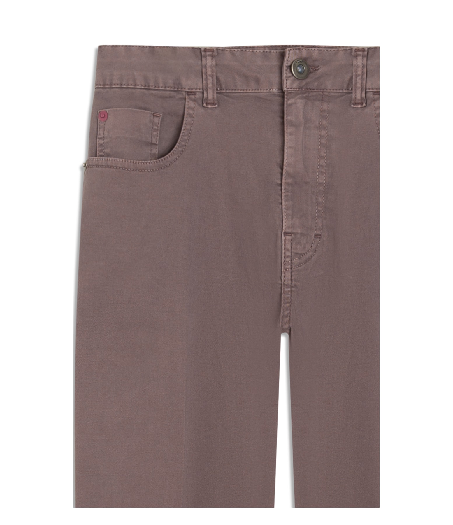Calça Five Pockets Mom Color Twill Power Purple Gray
