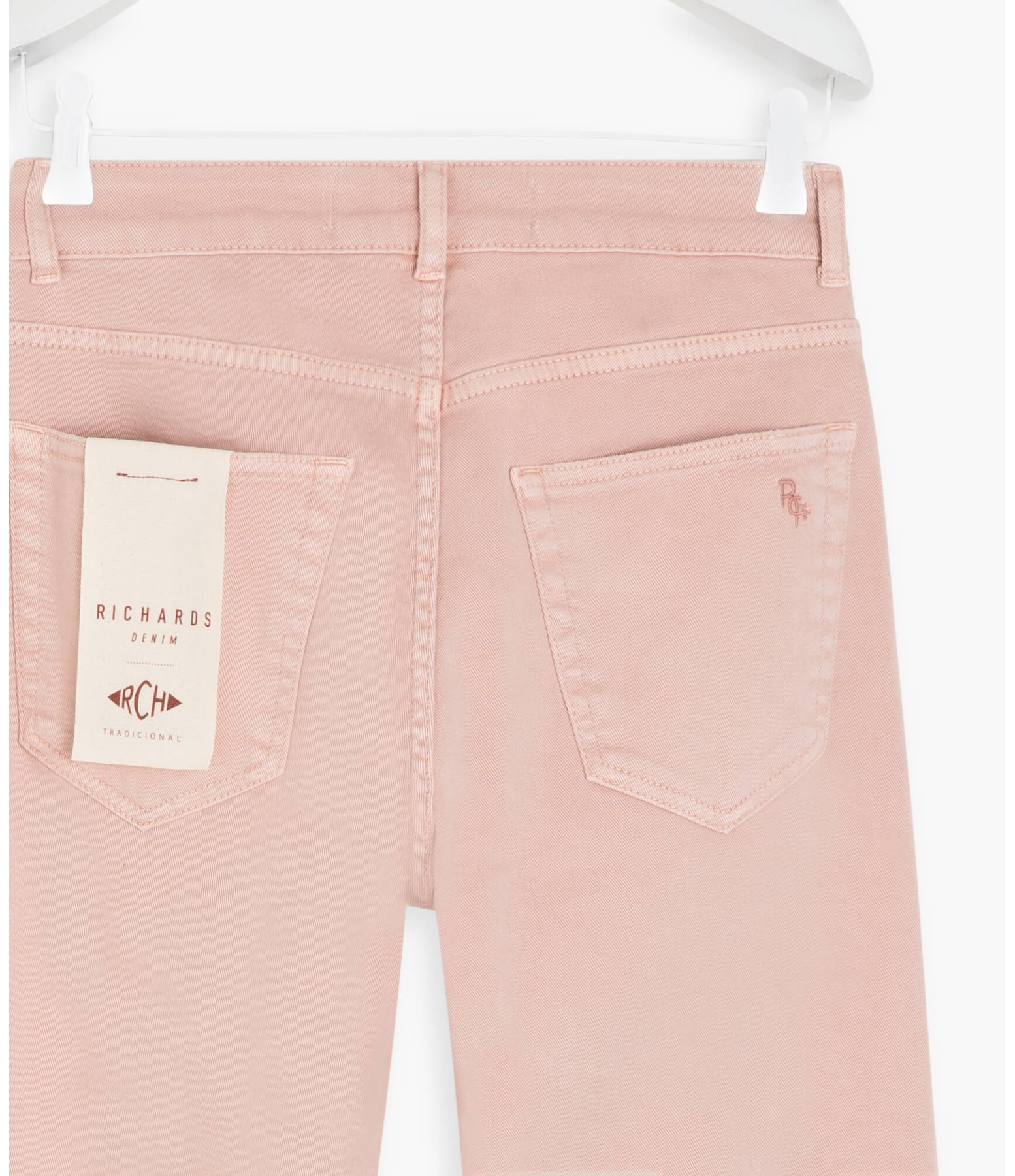 Calça Five Pockets Mom Vintage Denim Blush