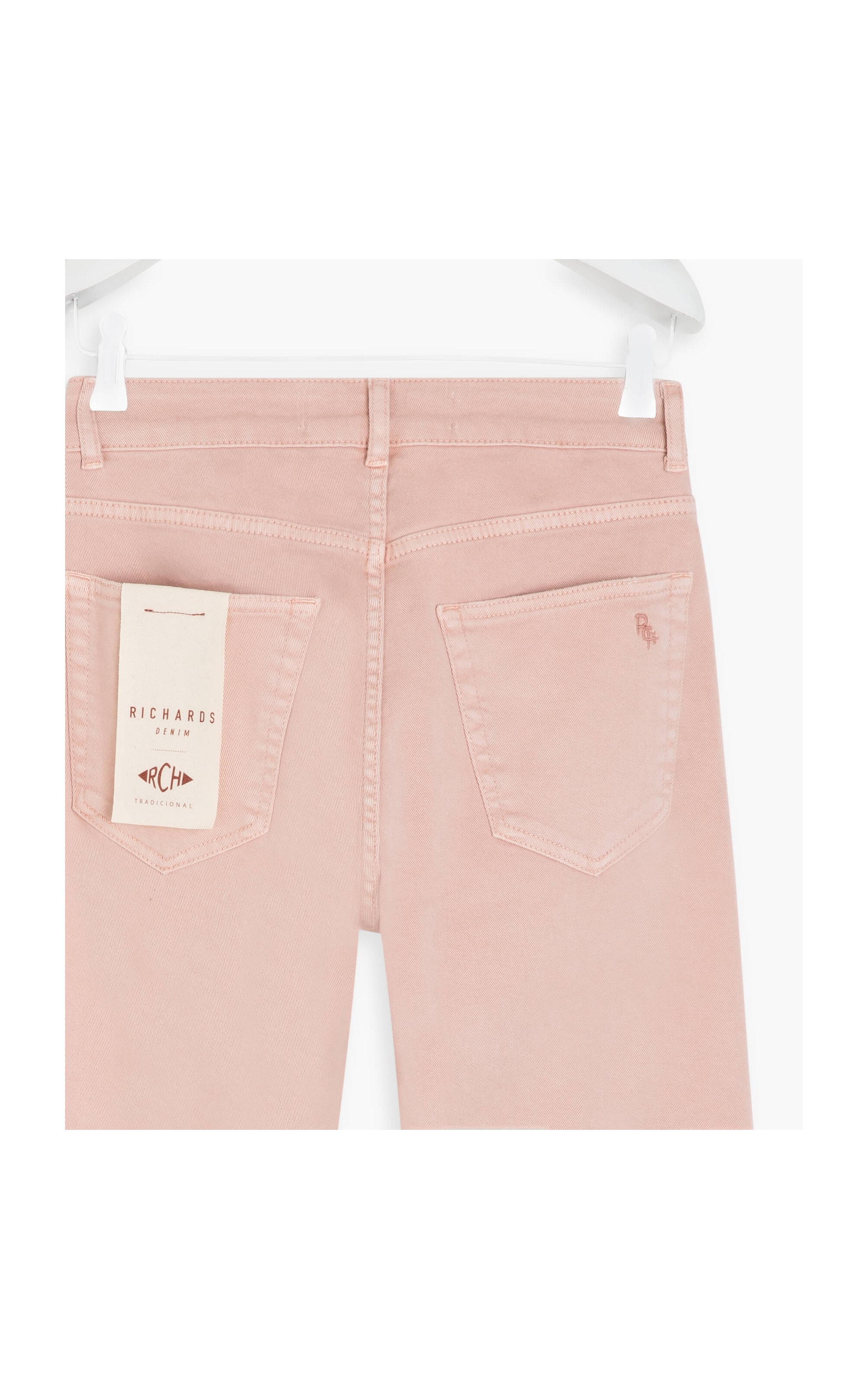 Calça Five Pockets Mom Vintage Denim Blush