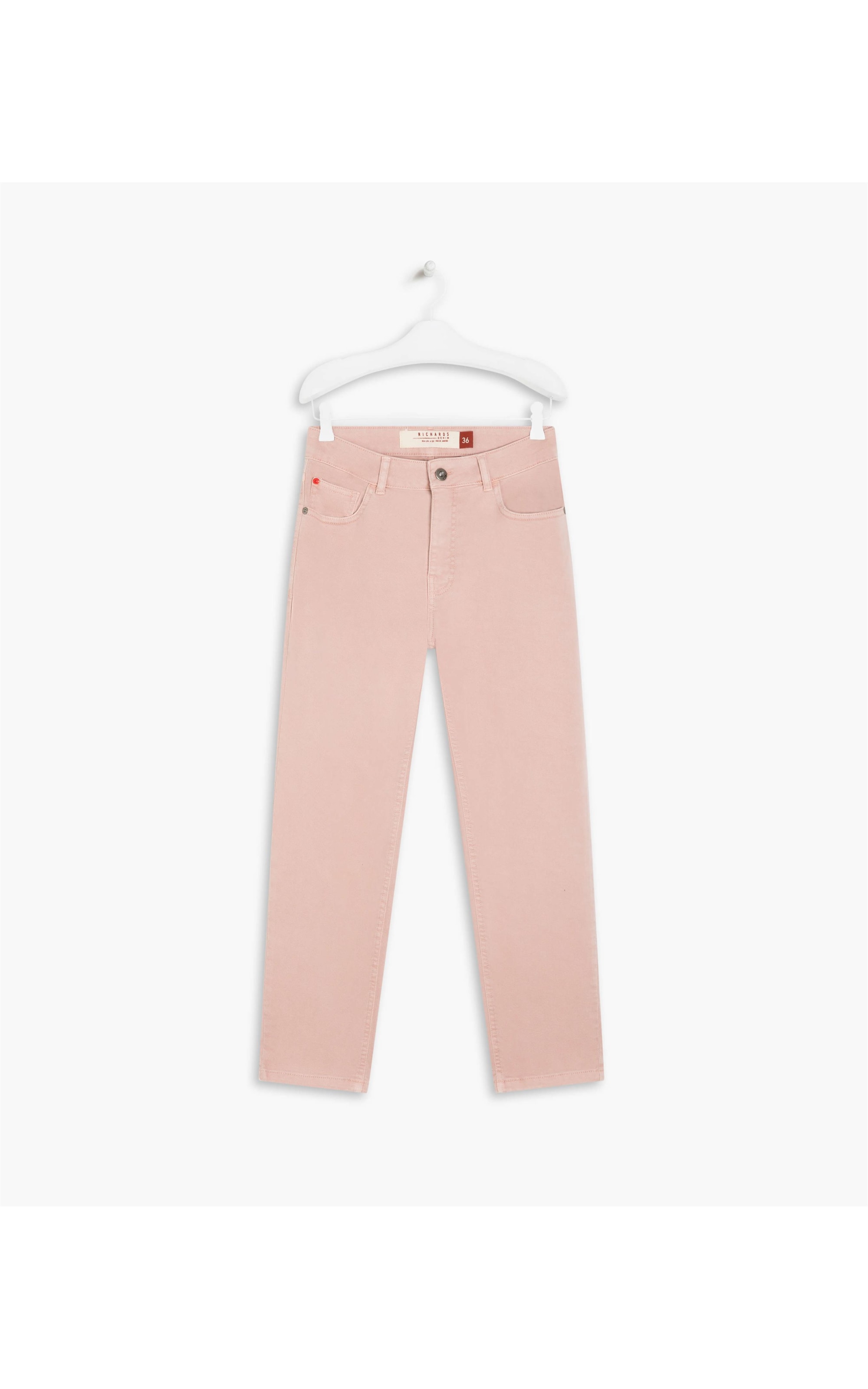 Calça Five Pockets Mom Vintage Denim Blush