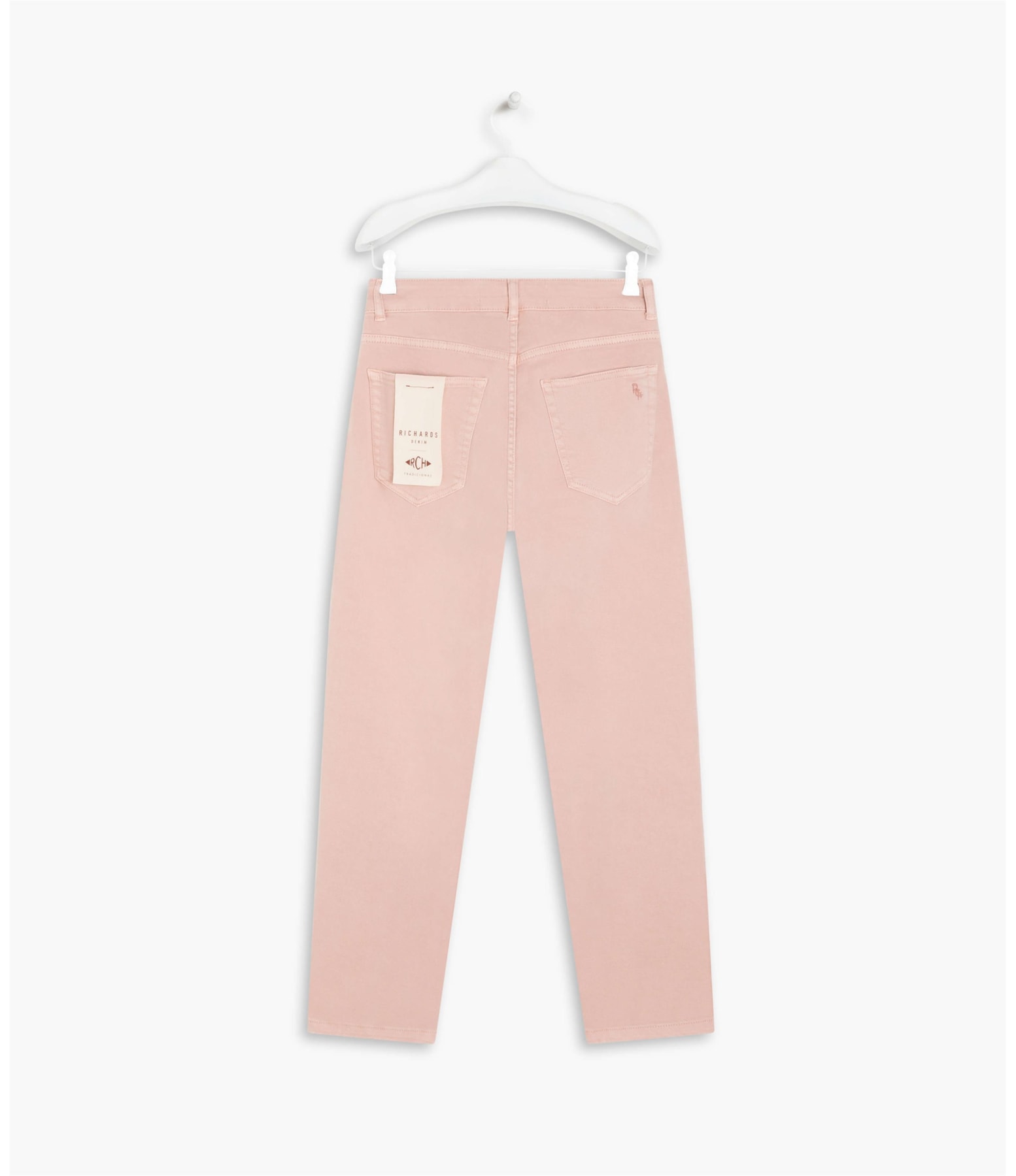 Calça Five Pockets Mom Vintage Denim Blush
