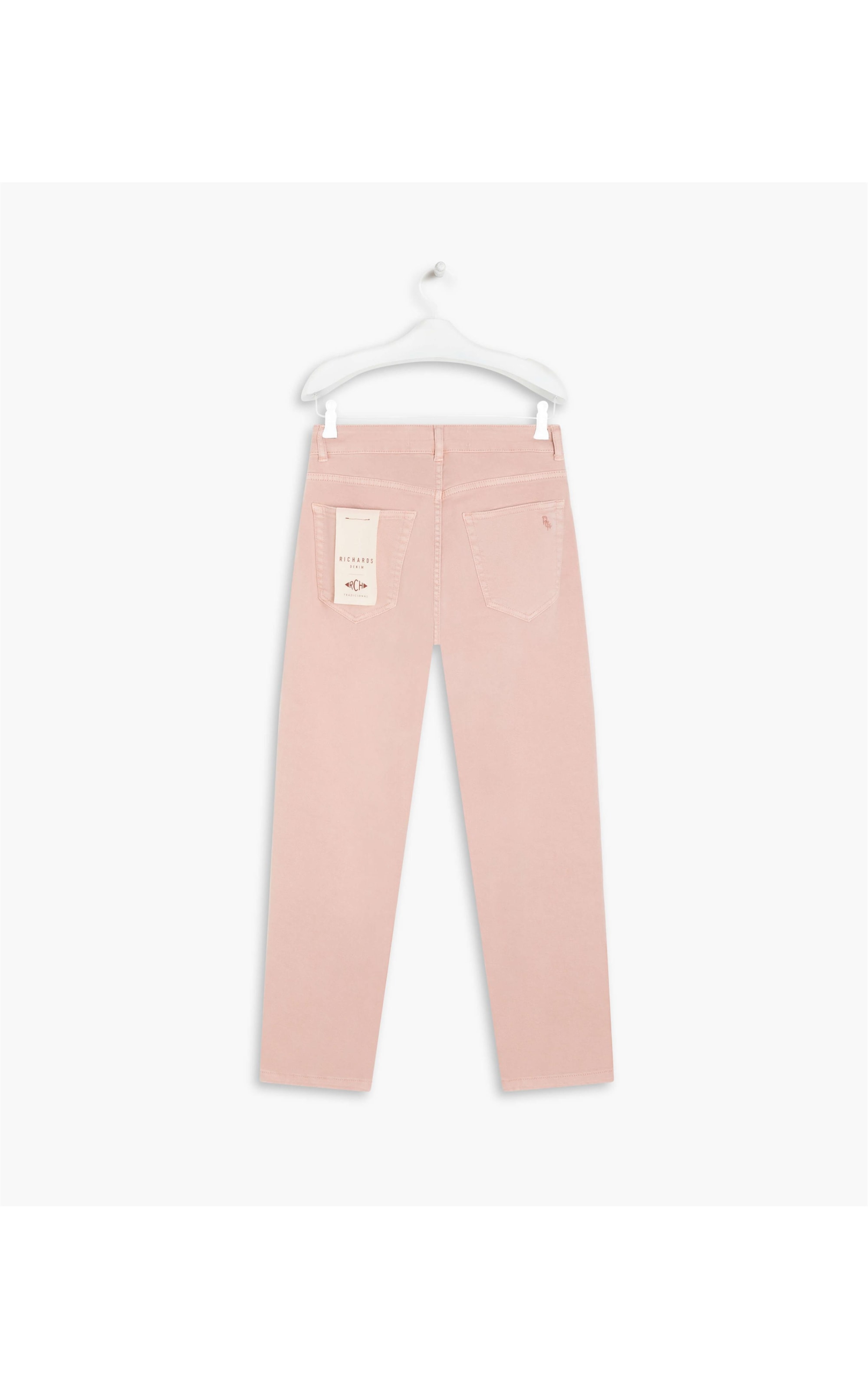 Calça Five Pockets Mom Vintage Denim Blush