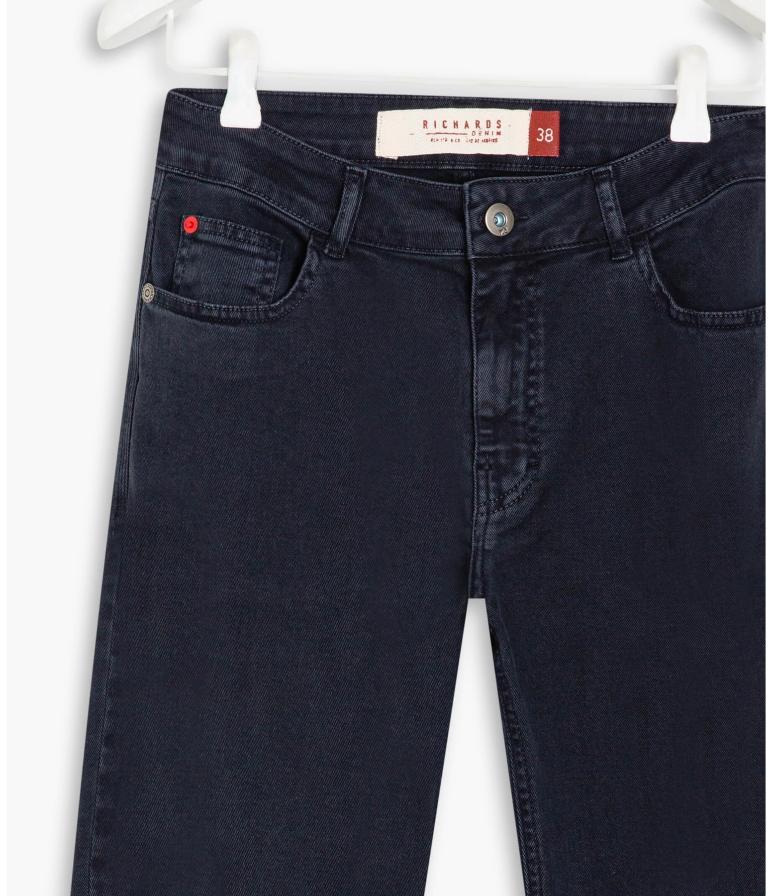 Calça Five Pockets Mom Vintage Denim Dark Navy